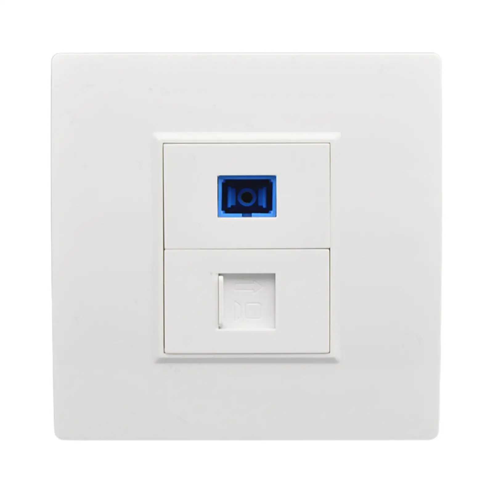 Ethernet Wall Plate Outlet Easy Installation Supplies Professional Optical Interface for Cable Installation Broadband Computer