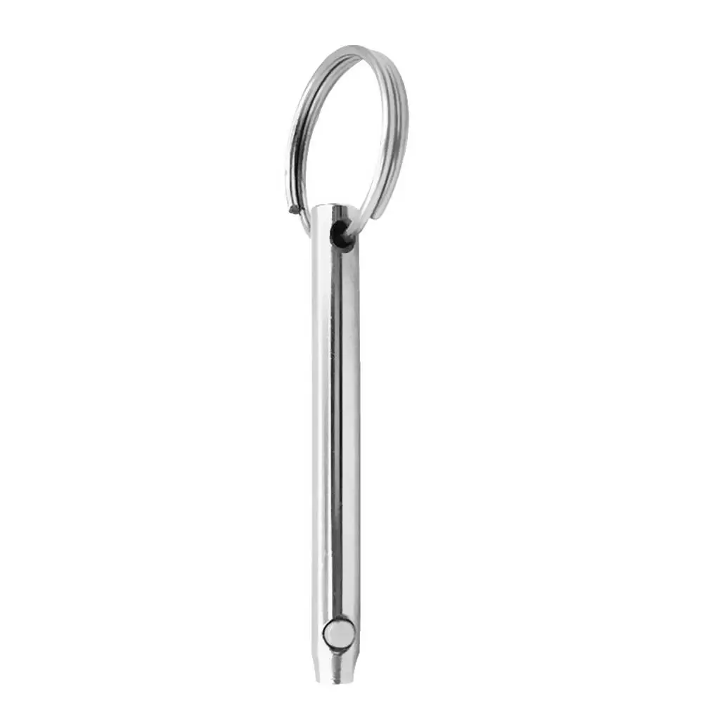 3X 8mm Quick Release Pin Stainless Steel with Spring Bimini Top for Boat Marine