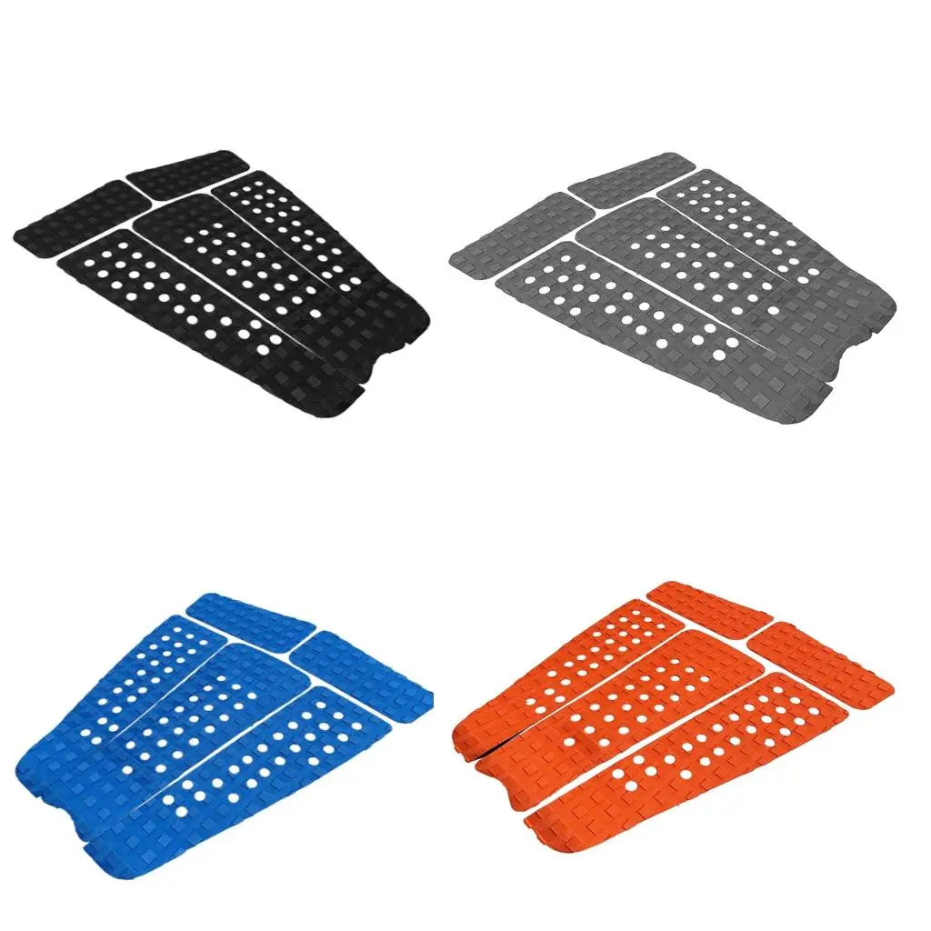 5Pcs Surf Tail Traction Pad  for Surfboards, Shortboards, Longborad, Skim Boards - 4 Colors to Select