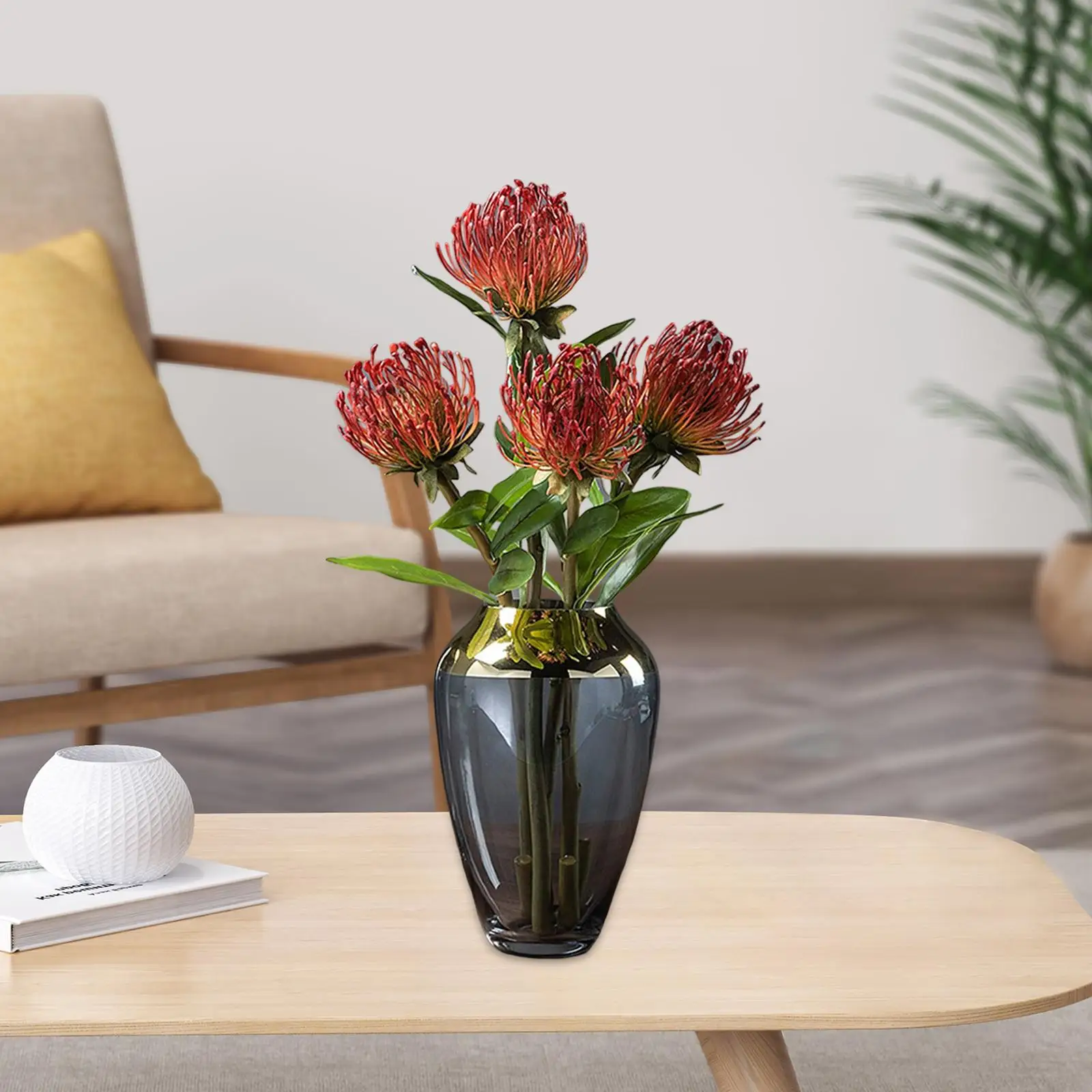 Glass Flower Vase Flowerpot Planter Pot for Wedding Desktop Decoration