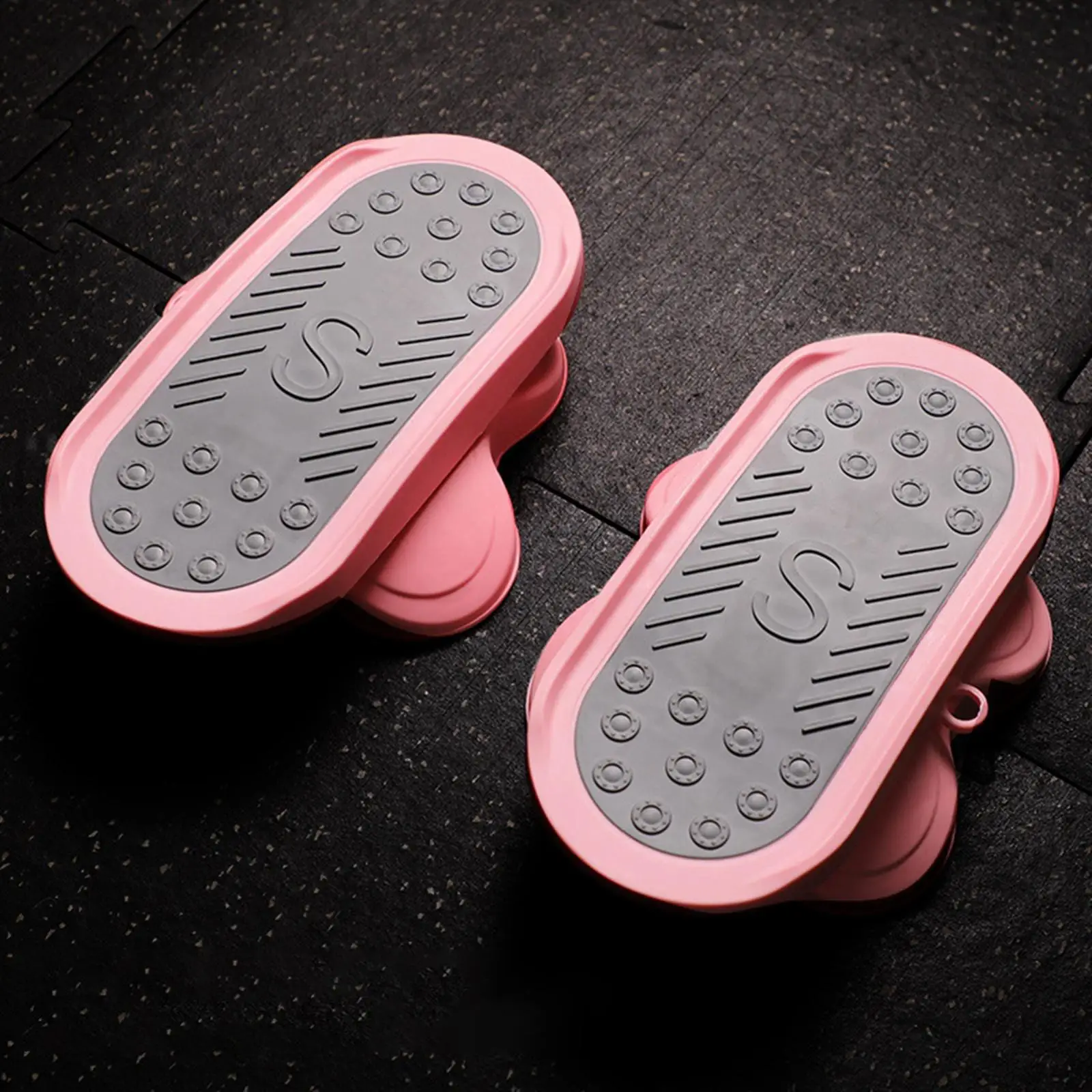 2x Ab Twisting Board Aerobic Exercise Balance Boards Foot Massage Mute Machine Waist Twist Disc for Shaping Gym