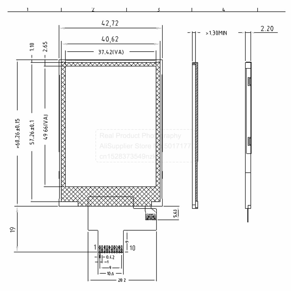2,4 Zoll tft lcd Bildschirm anzeige spi serielle Schnitts telle 240*320 st7789v Laufwerk ic 10pin tft lcd Disc spielen einen Film – Detail 6