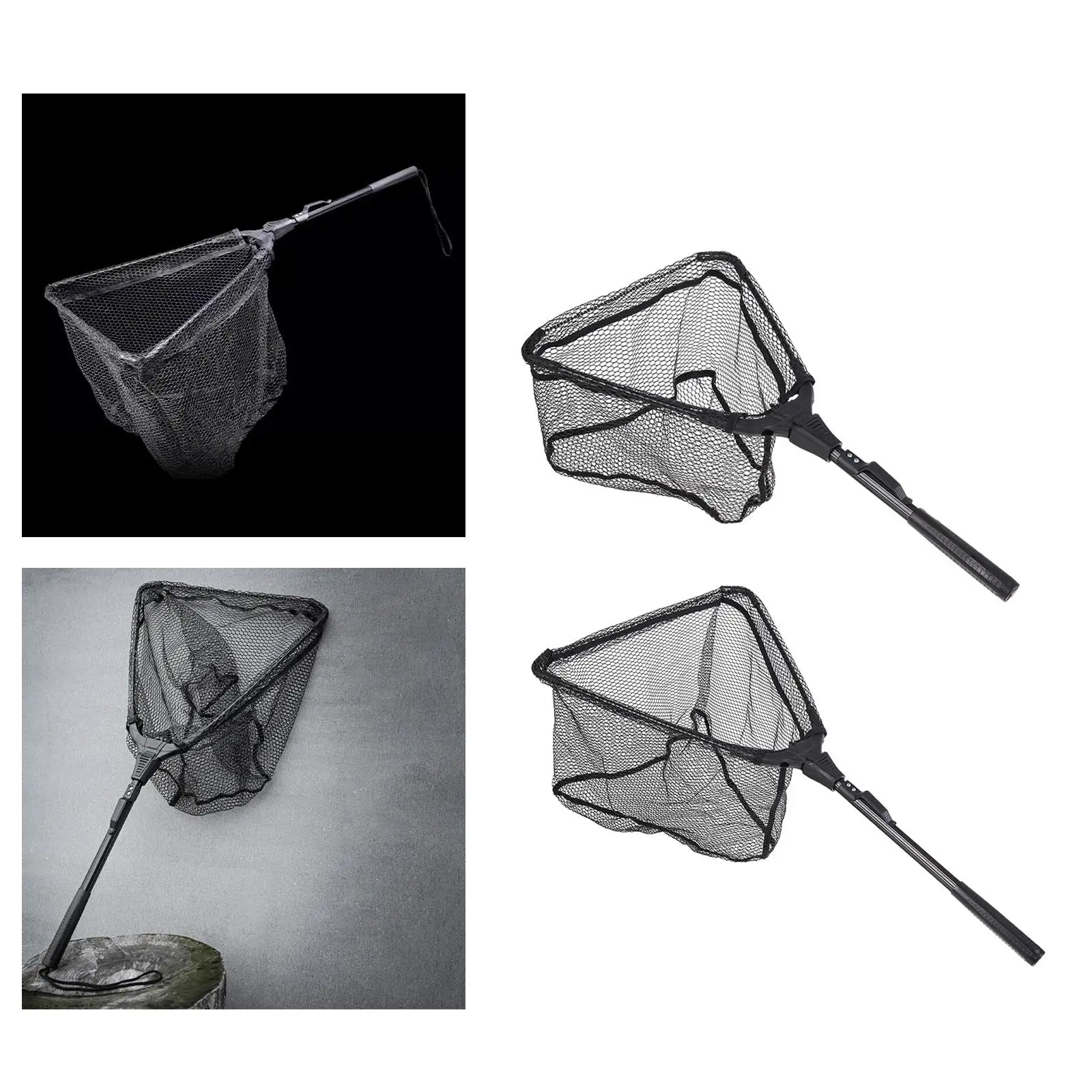 Fishing Net for Fish Triangular Fish Landing Net for Kayak Outdoor Saltwater
