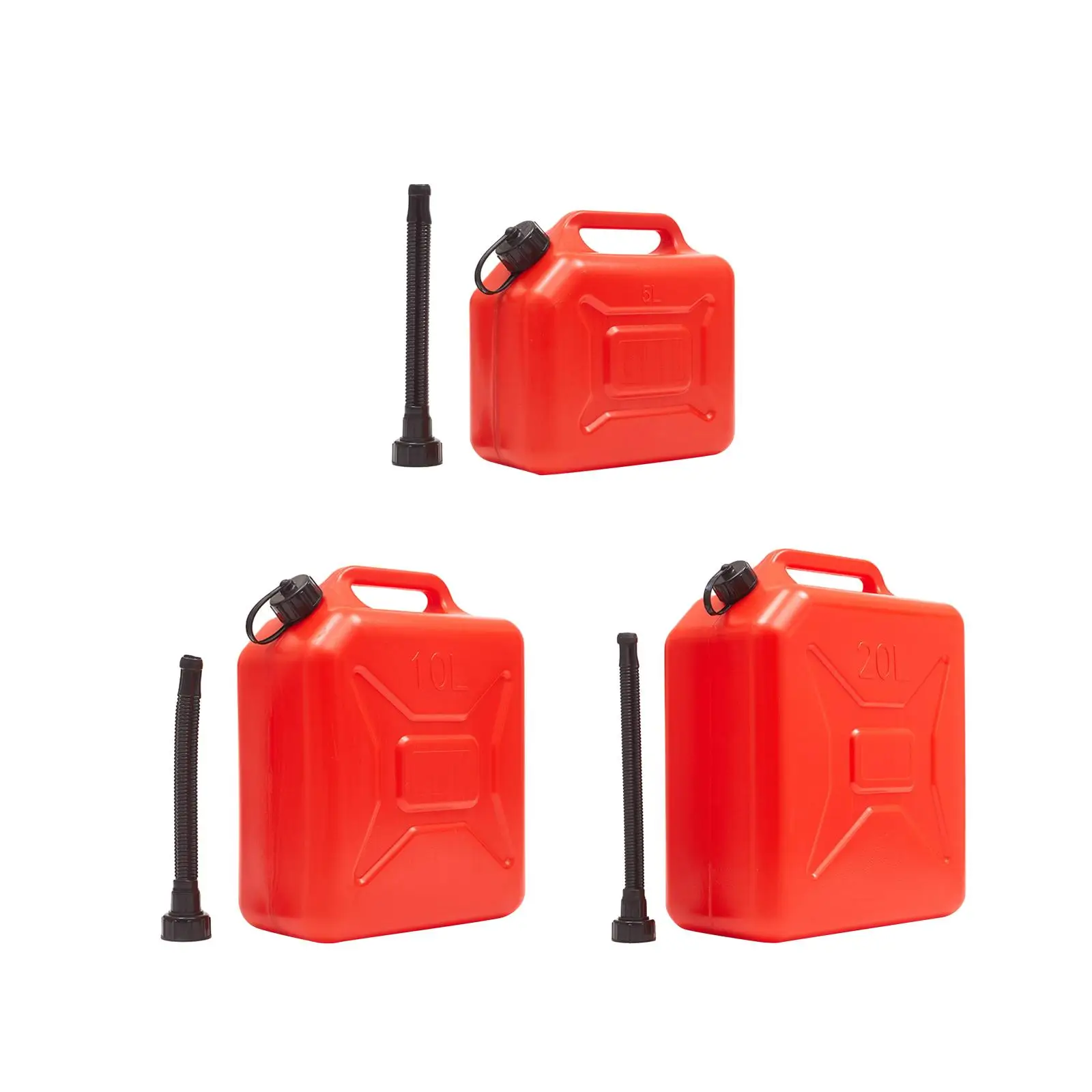 Gas Fuel Container Lightweight Water Jug Oil Cans Bucket Oil Barrel Storage Cans Petrol Tanks for Camping Emergency Backup