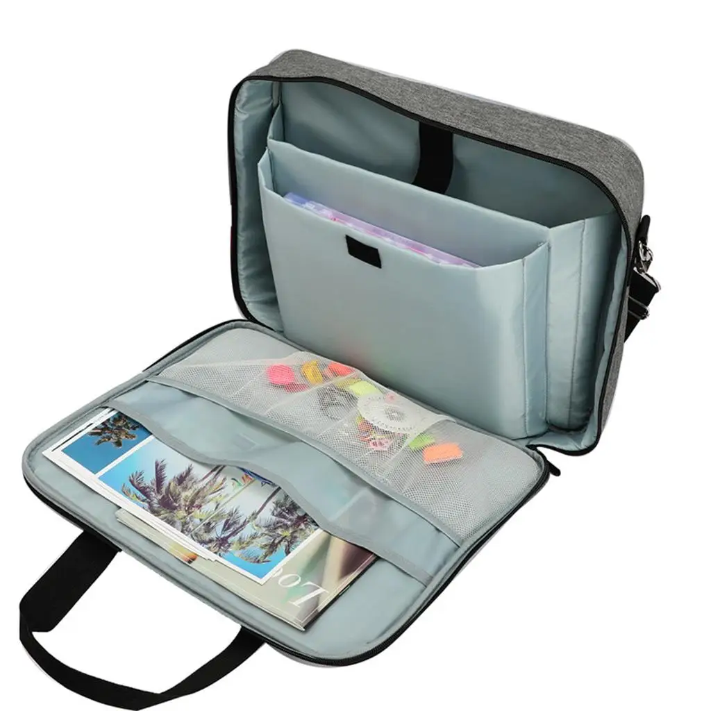 Portable Travel Craft Bag with  Shoulder Strap for Embroidery Sewing