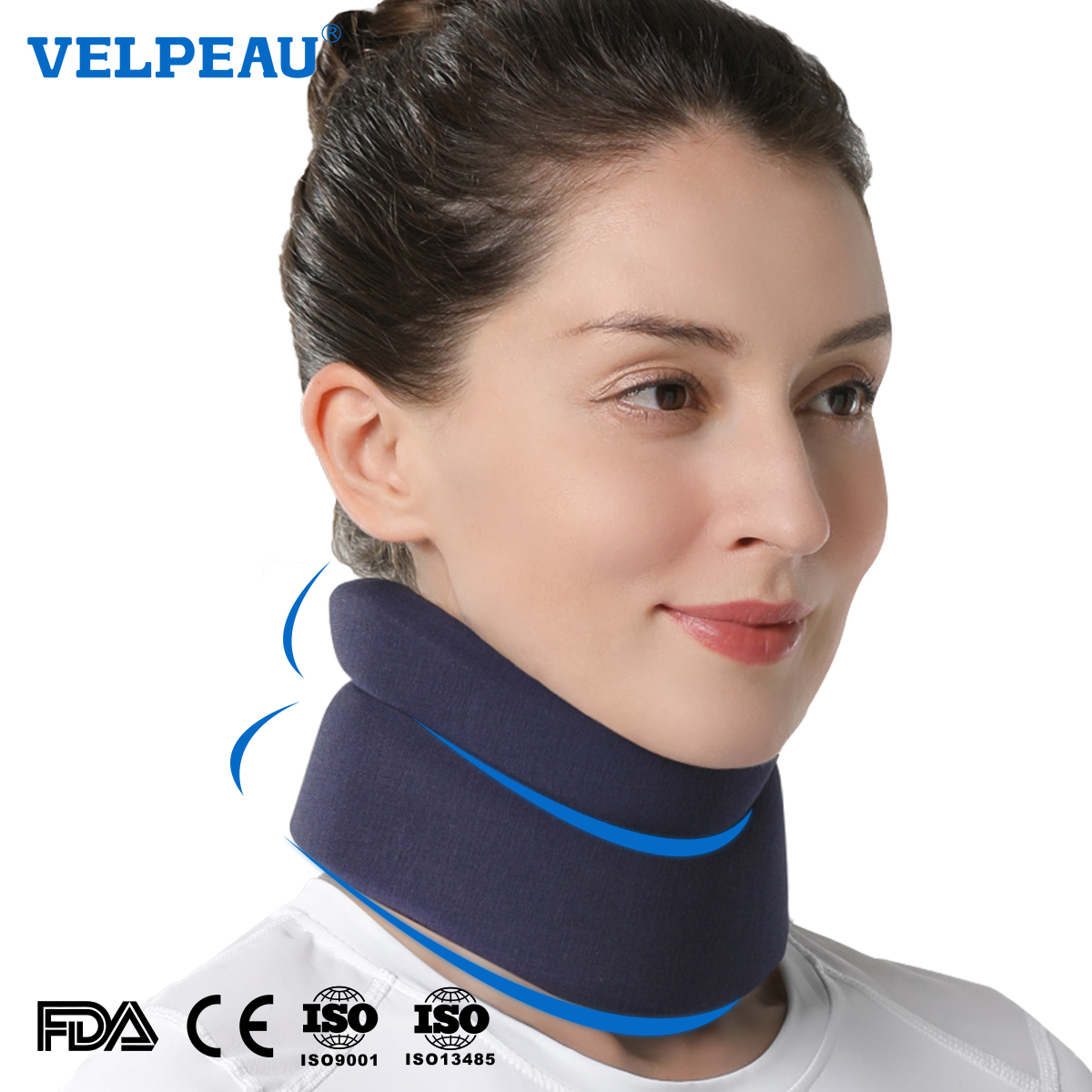 Best of VELPEAU Neck Brace Foam Cervical Collar For Pain Relief And Pressure In Spine Adjustable Neck Support For Home Use And Sleeping Reviews & Tips