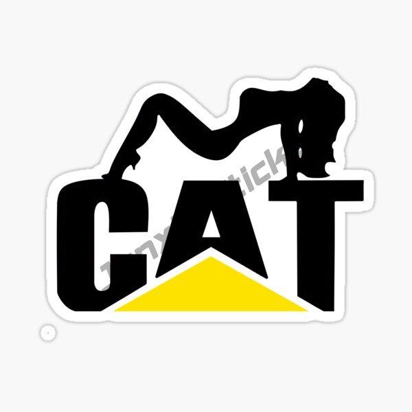 2pc Set | Decals for Caterpillar CAT Logo | Graphic Vinyl Stickers - 11 x  7 