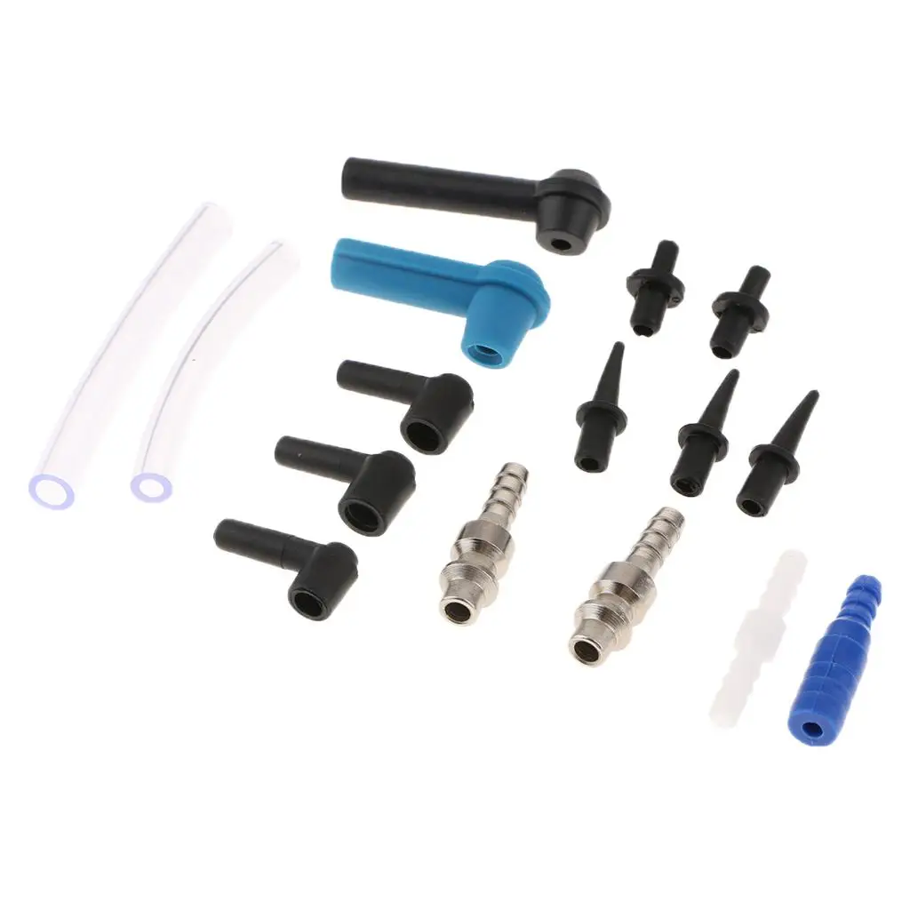 16pcs Car Brake System Fluid Connector Kit Oil Drained Quick Exchange Tool