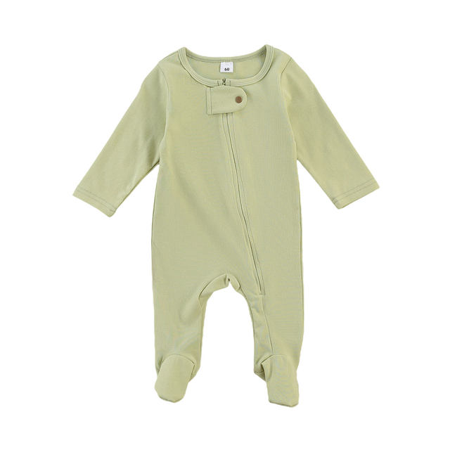 Newborn Baby Jumpsuit Zipper | Bodysuits One-pieces Newborn - 0-6m