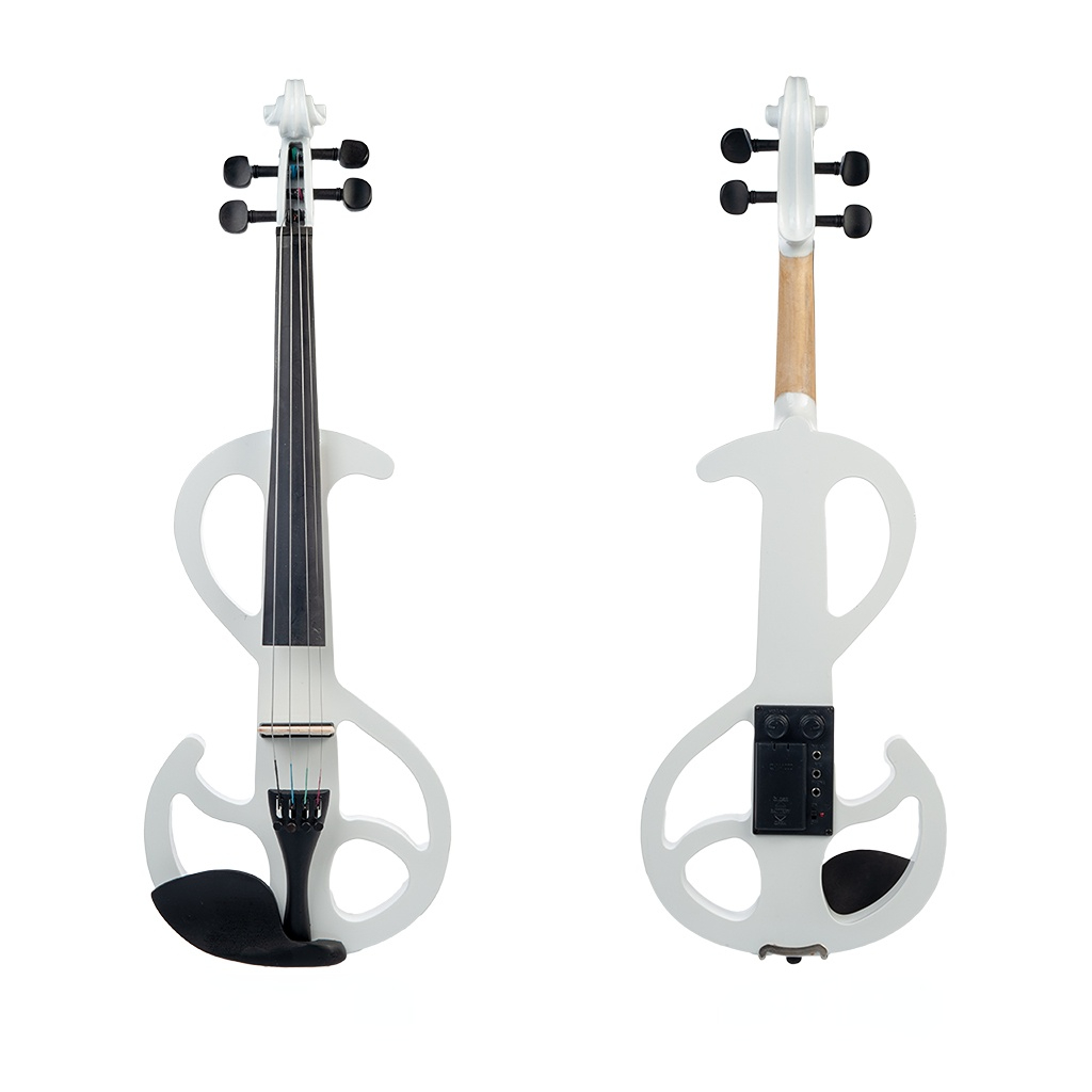 Title 20, Full Size Silent Violin Bright Sound 4/4 Electr...