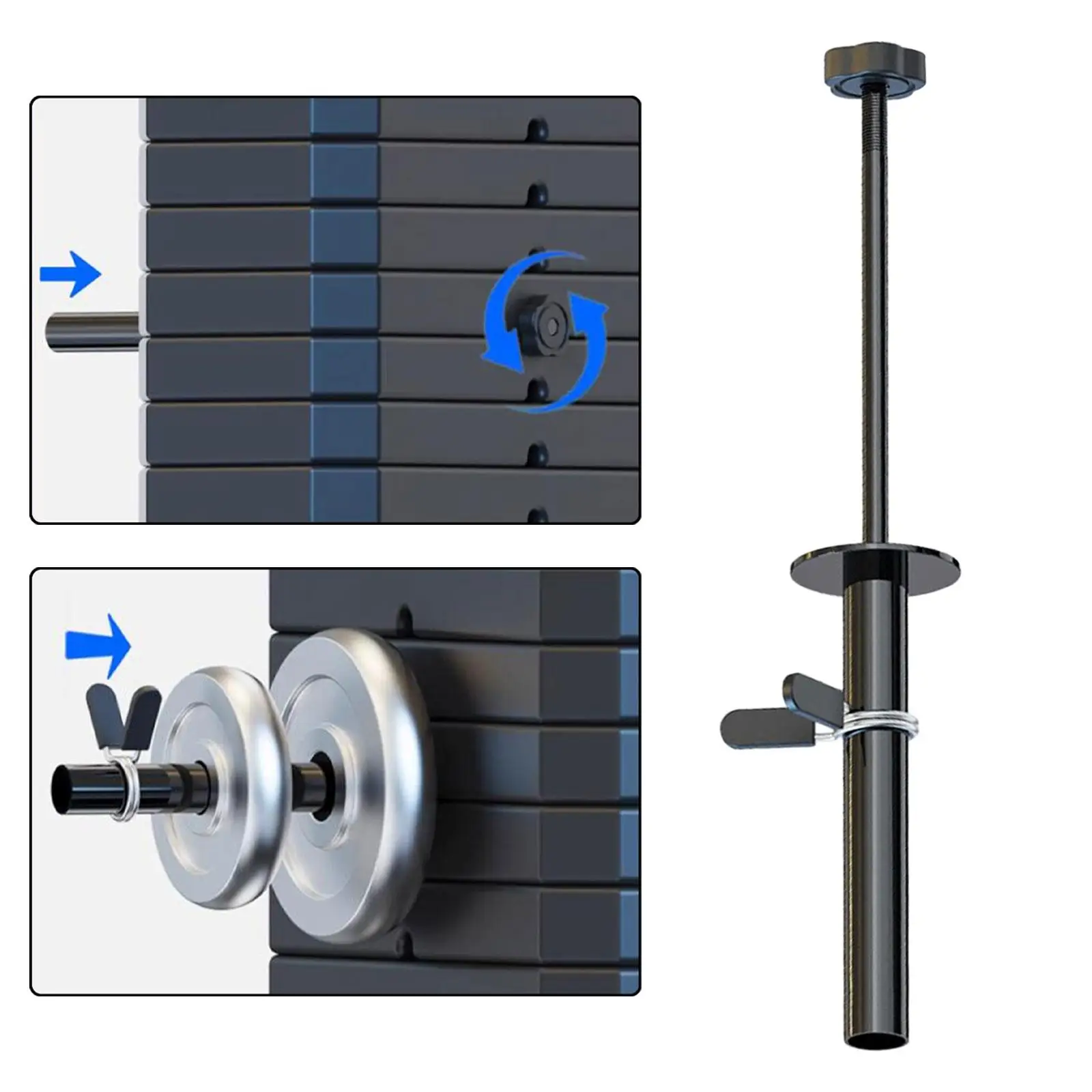 Gym Weight Stack Extender Barbell Parts Exercise Machine Weight Loading Pin