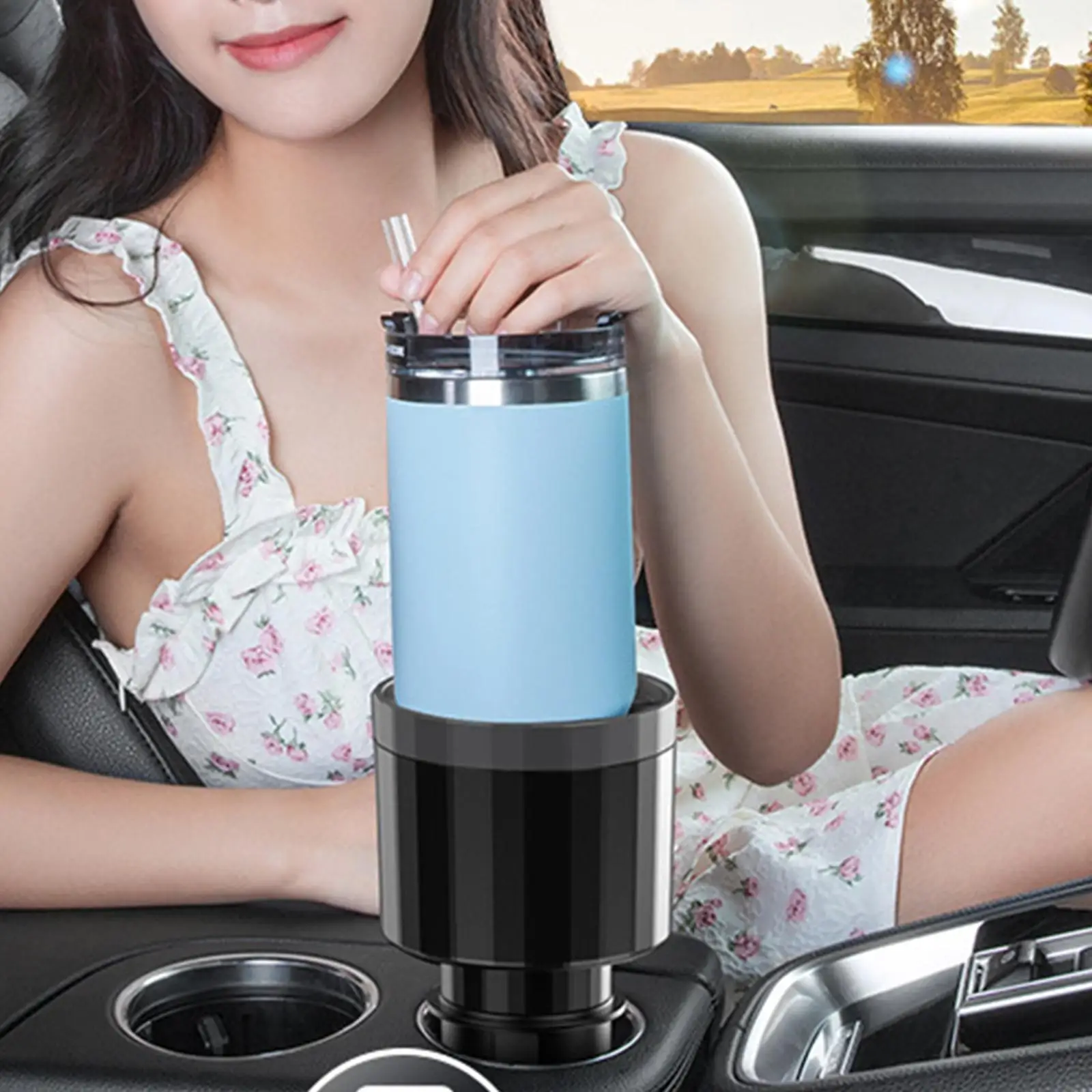 Car Cup Holder Expander Adapter Water Cup Holder Car Water Drink Holder Cup Holder Insert Fit for Cups Drinks Durable Accessory