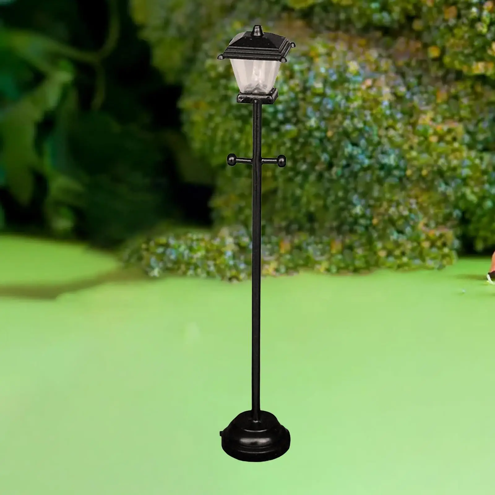 1:12 Scale Miniature Street Light DIY Scenery Walkway LED Lights Accessories
