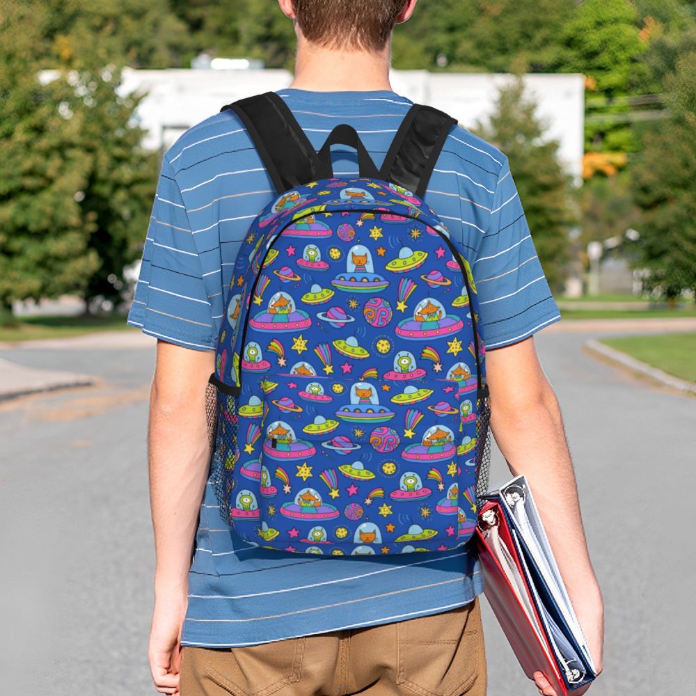 Casual para a Faculdade, Mochilas escolares para homens e mulheres