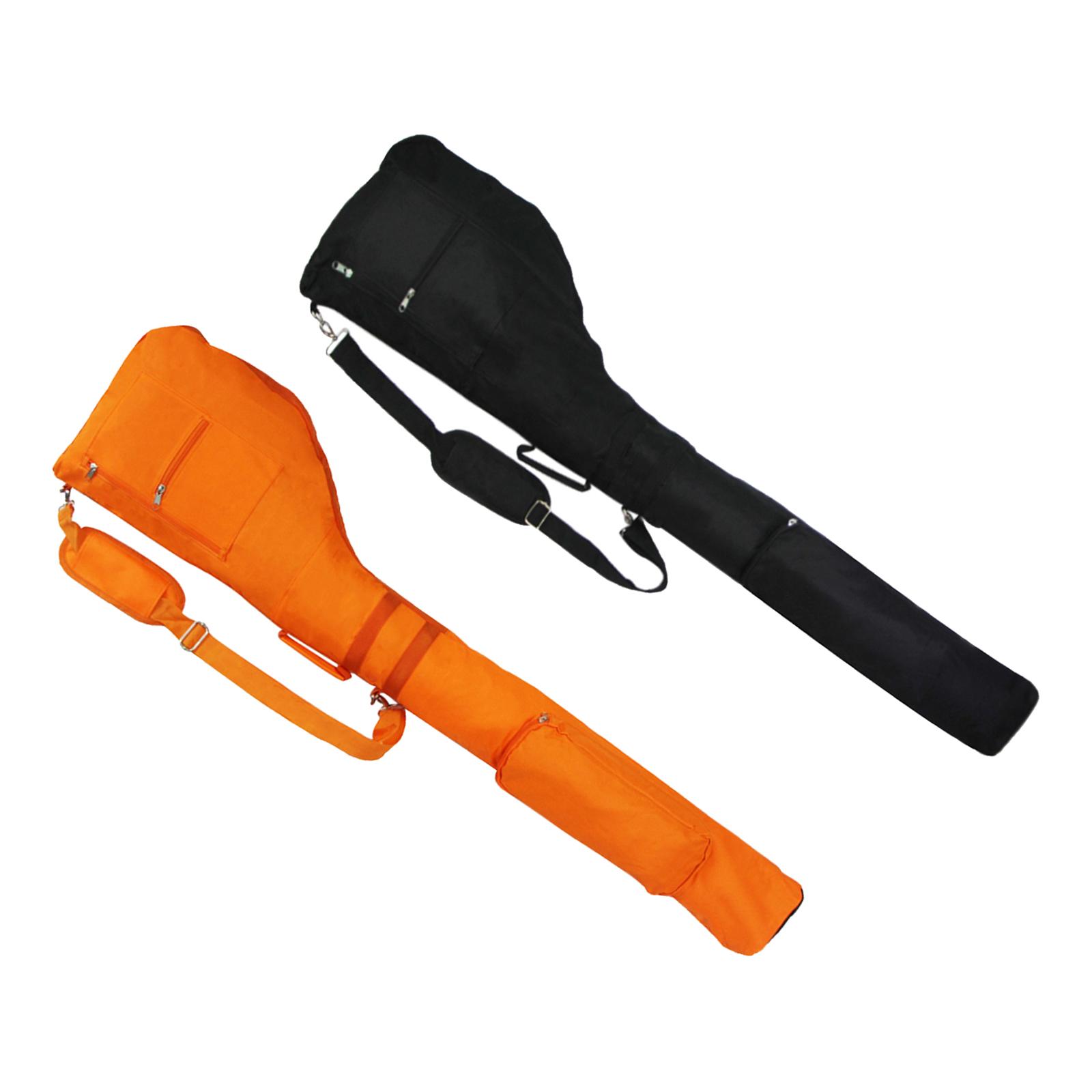 Portable Golf Club Bag Travel Clubs Holder Case Lightweight with Carry Handle and Shoulder Strap Waterproof Carrier Sunday Bag