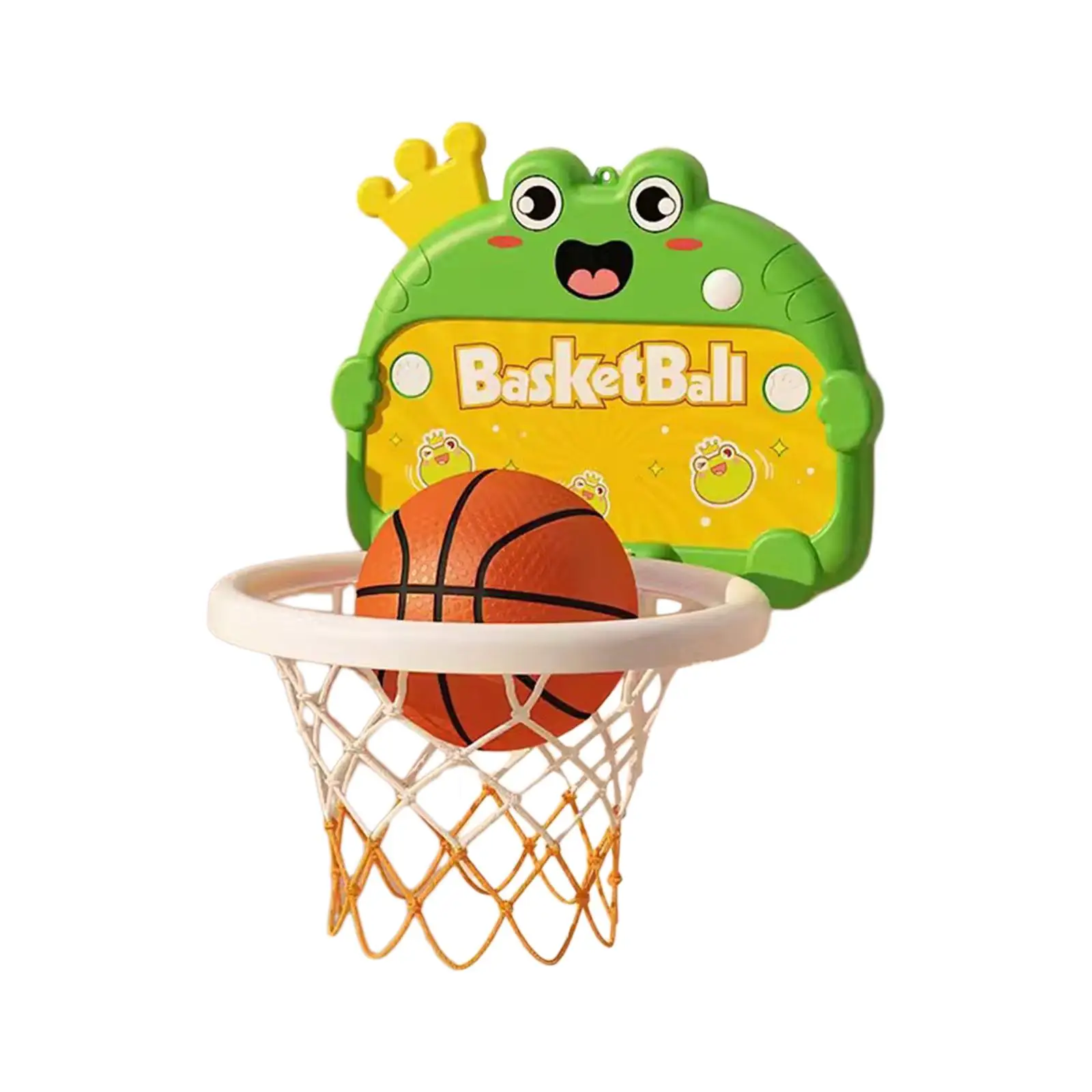 Mini Basketball Hoop Set Boys Girls Ages 2 3 4 Year Old Educational Easy to Install with Basketball for Living Room Door Wall