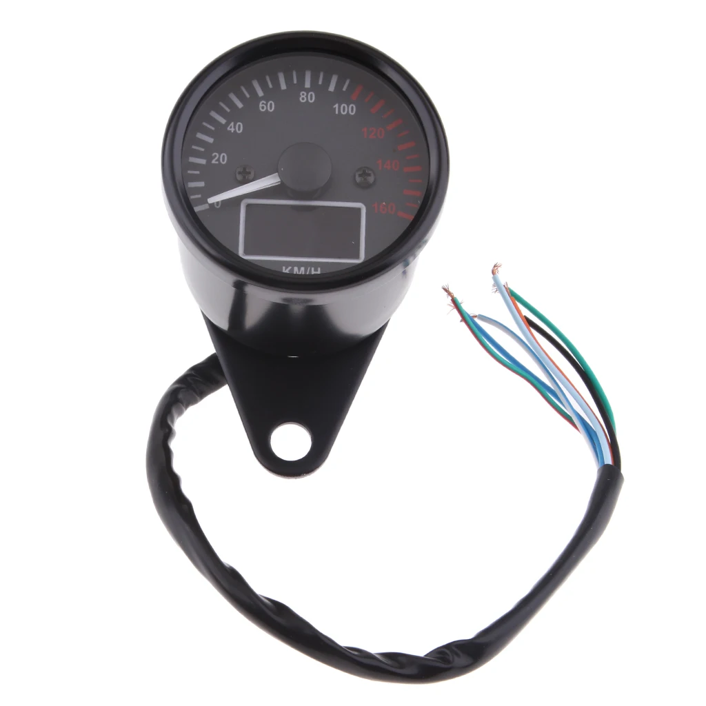 1 Piece Motorcycle Multifunction Display Digital   White Pointer  Function