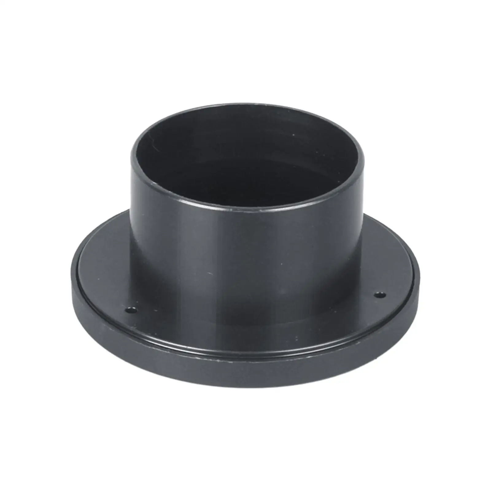 Black Air Vent Ducting Piece Air Ducting Pipe Assembly 90mm Round Vent Cover