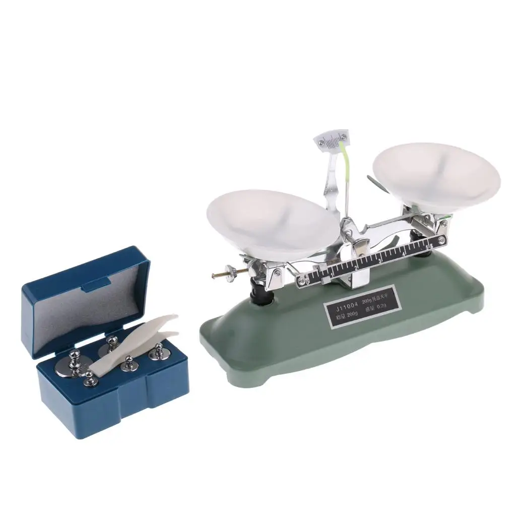 Educational 20 Table Balance Scale W/ Wieghts Laboratory Physicas Tools