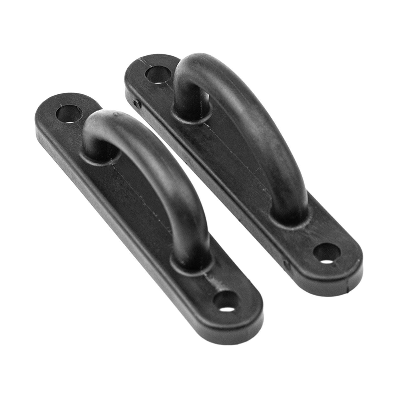 2Pcs Truck Caps Rotary Latch 5423020000 Professional Assembly Spare Parts Black D Striker Plates for Glass Doors