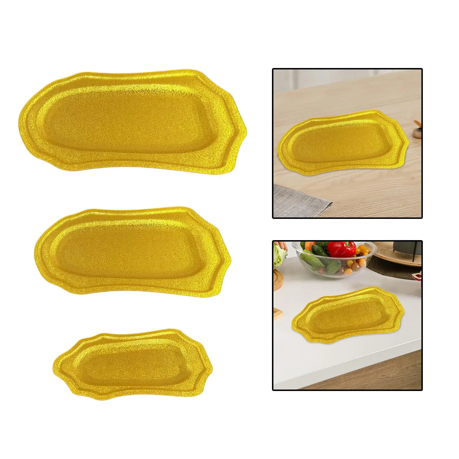 Salad Plate Reusable Kitchen Dinnerware Storage Tray Food Serving Plate Fruit Tray for Dinner Cookies Appetizer Party Outdoor