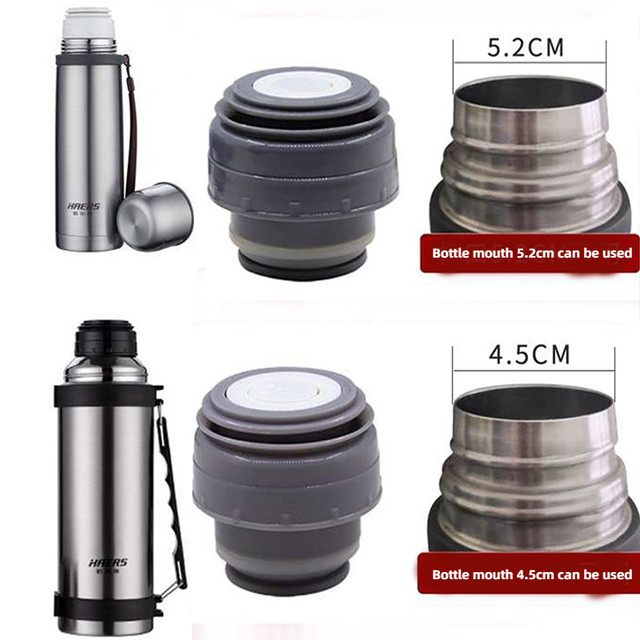 4.5/5.2CM Vacuum Flask Lid For Thermos Stopper Thermos Bottle Cap Travel  Cup Bottle Cap Cover For Thermos Cup Export Bottle Cap