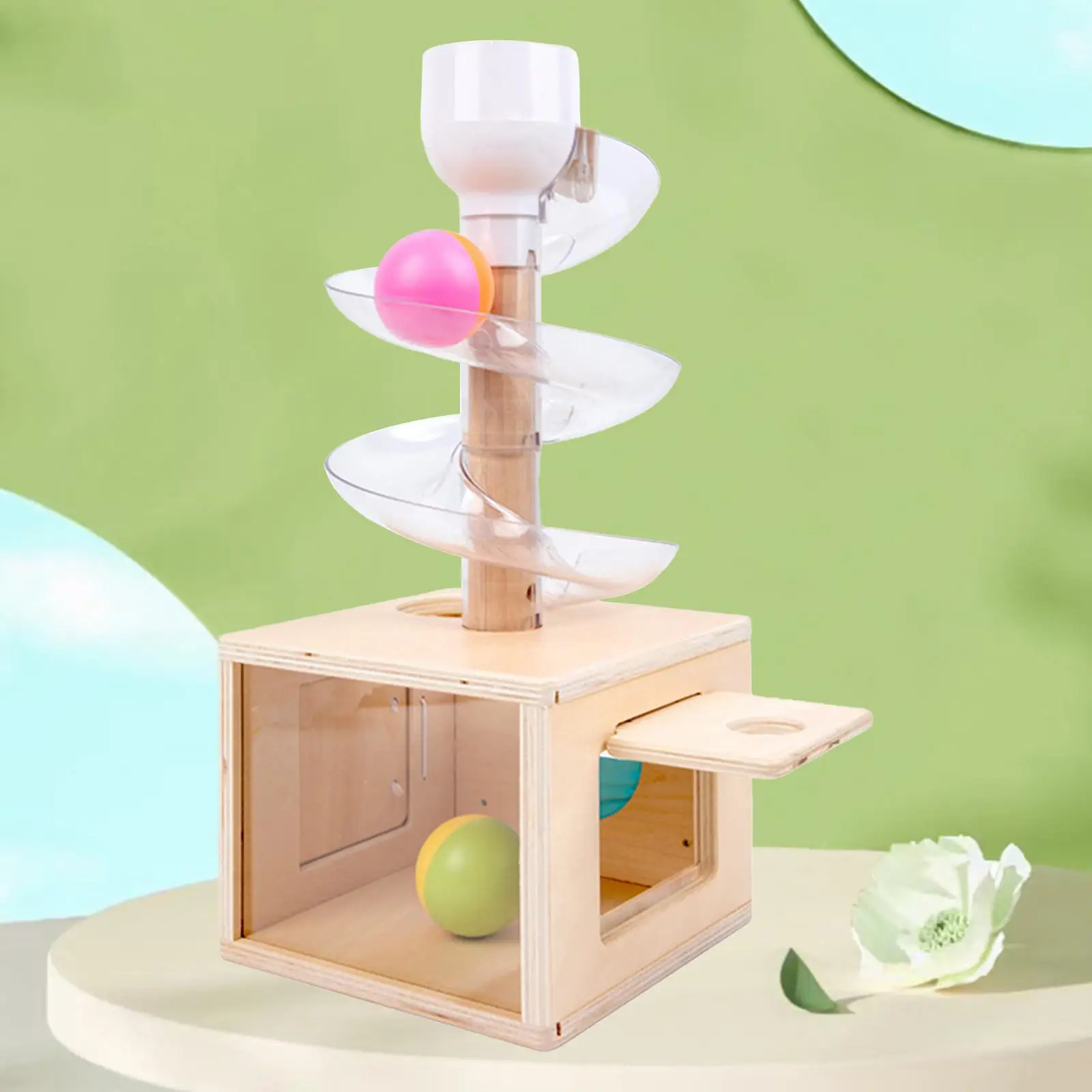 Funny Montessori Track Ball Toys Preschool Educational Toy for Kids