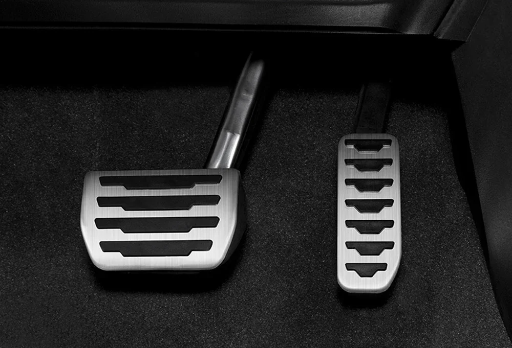 Edelstahl Auto Pedale Gas Bremssteun Pedal für Land Rover Range Rover Evoque Discovery Sport Innen Zubehör – Detail 6