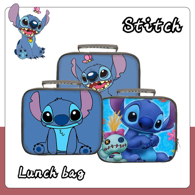 Disney Stitch Winnie Frozen L5521 Fashion Anime Lunch Bags Cartoon Picnic  Bag Food Box Tote Storage Handbag Girl Birthday Gift - AliExpress