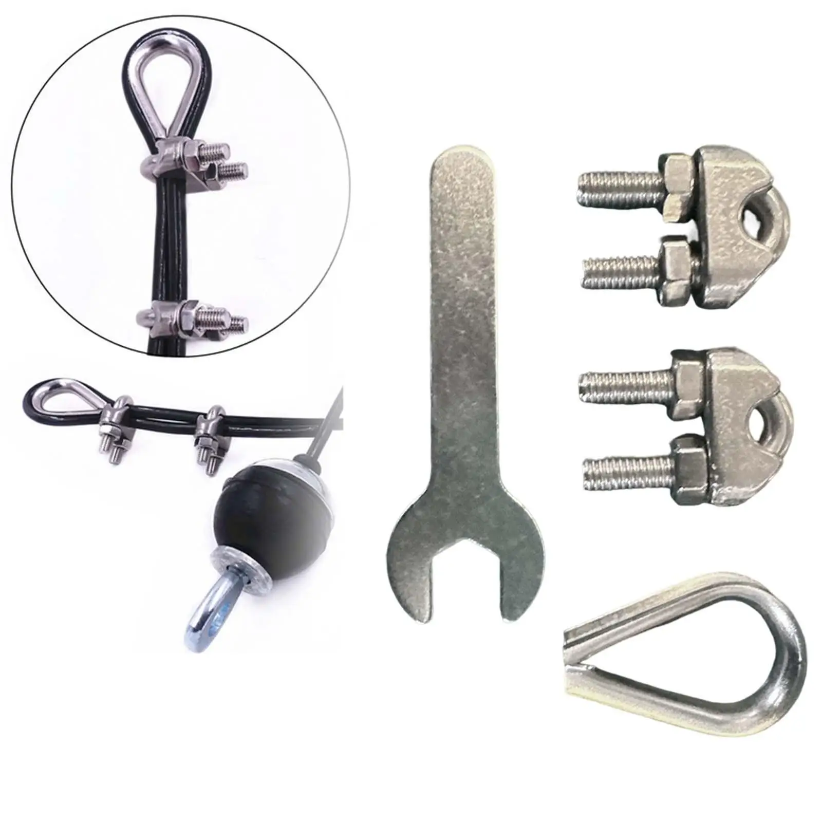 Wire Rope Locks Accessories Set Equipment Accessories DIY Exercise Accessories