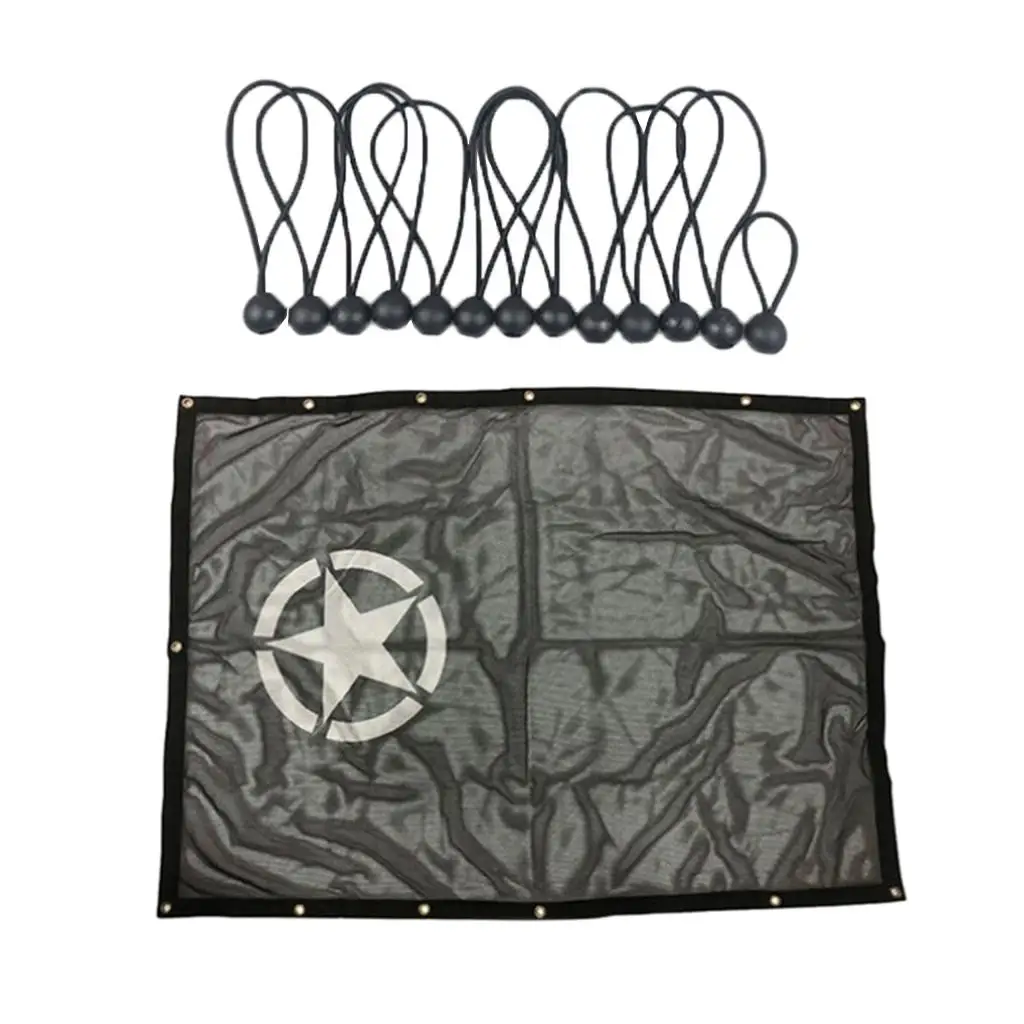 Durable Ployester Mesh Shade Bikni TOP Cover For Jeep  2/
