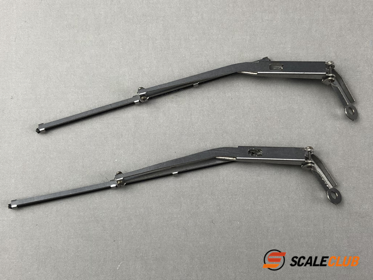 Scaleclub Modell Anhänger Schmutz Kopf 1:14 Klettern 1/10 Drift Auto Mit Simulation Metall Wischer Für Tamiya Lesu Für Scania Mann – Detail 4