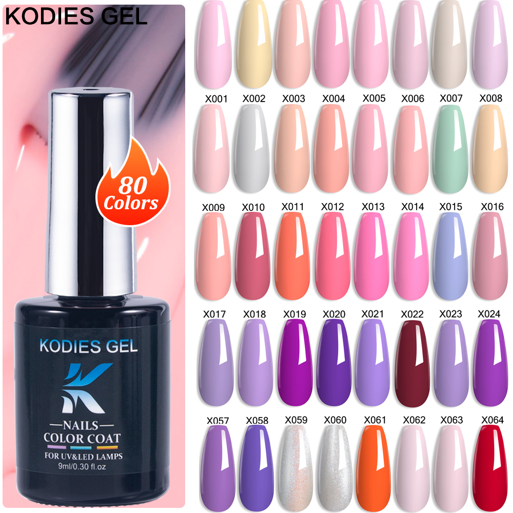 Best of KODIES GEL 2023 New Gel Nail Polish 9ML Summer Nude Color Vernis Semi Permanent UV French Manicure Art Gel Varnish Salon Quality Reviews & Tips