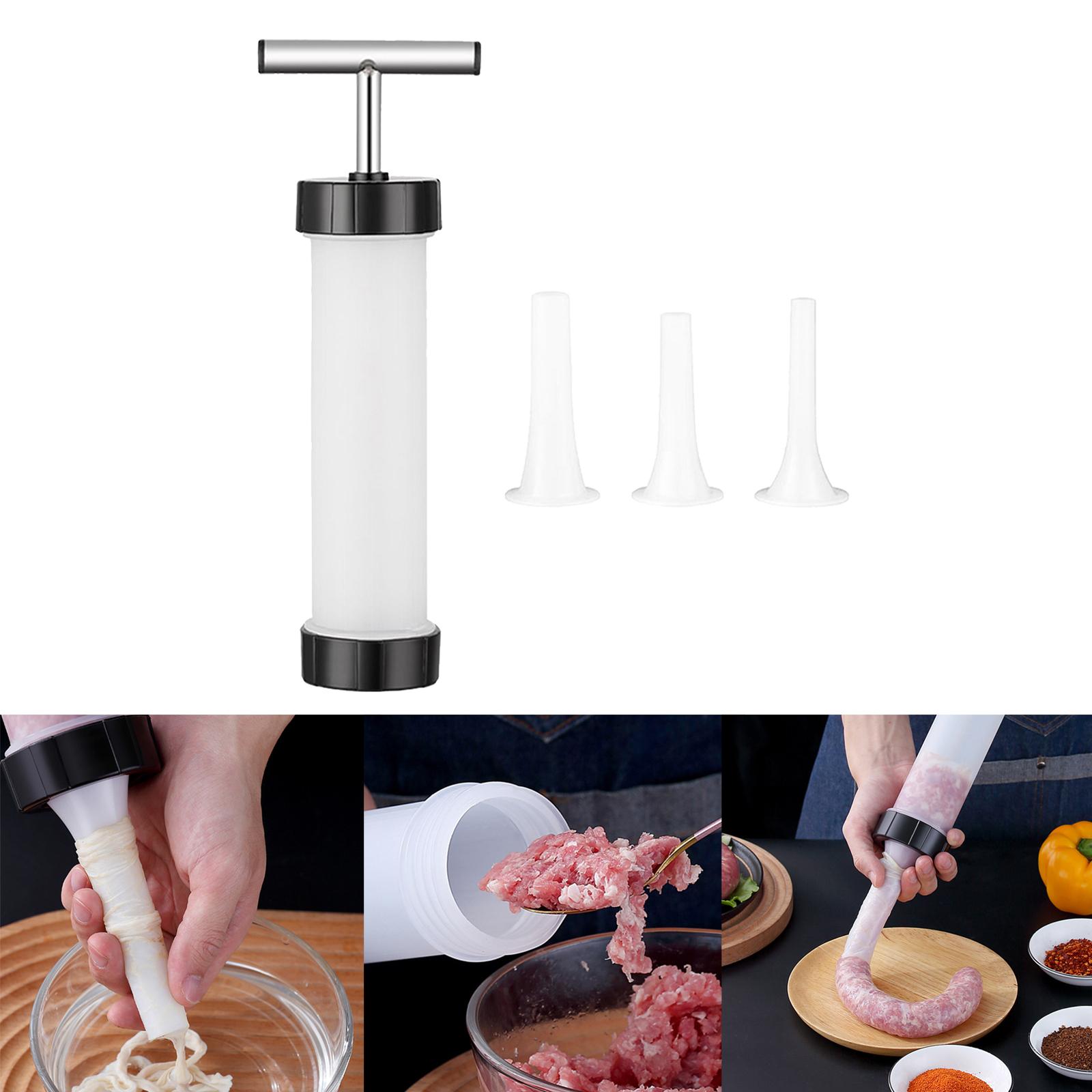 Sausage Making Tool Kit Salami Maker for Home Kitchen Jerky Gun Meat Grinder Funnel Homemade Sausage Sausage Fill for Appliances