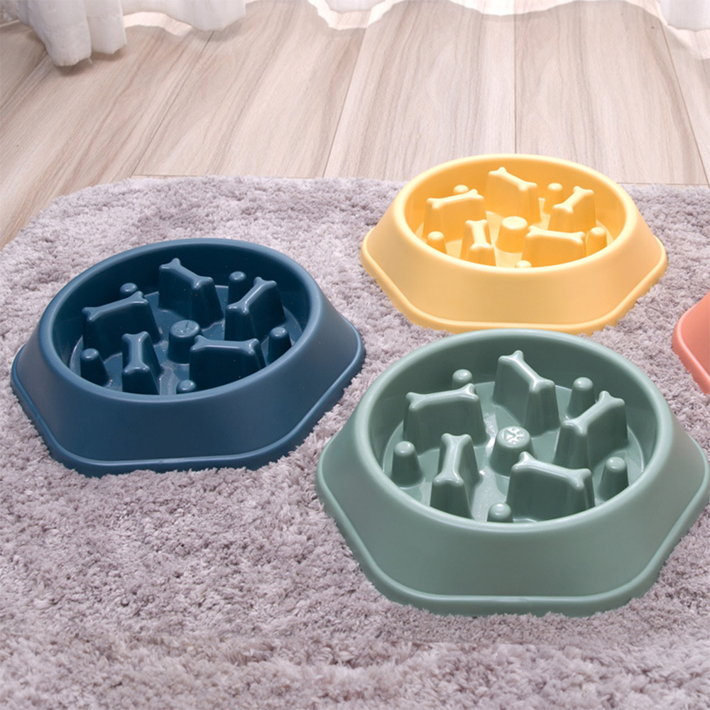 Title 9, Pet Dog Bowl Dog Slow Feeder Bowl Puppy Cat Slo...