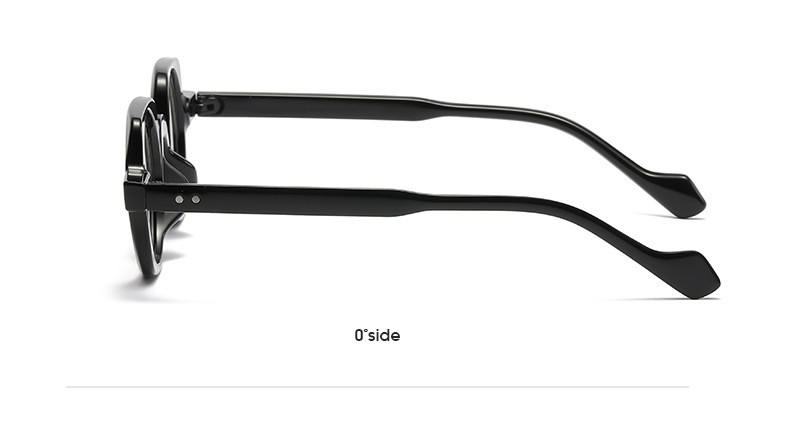 JNPCXI New Arrival Retro Round Punk Glasses for Men Clear Lens Fashion Glasses Frame Women Vintage Hexagon Decoration Male