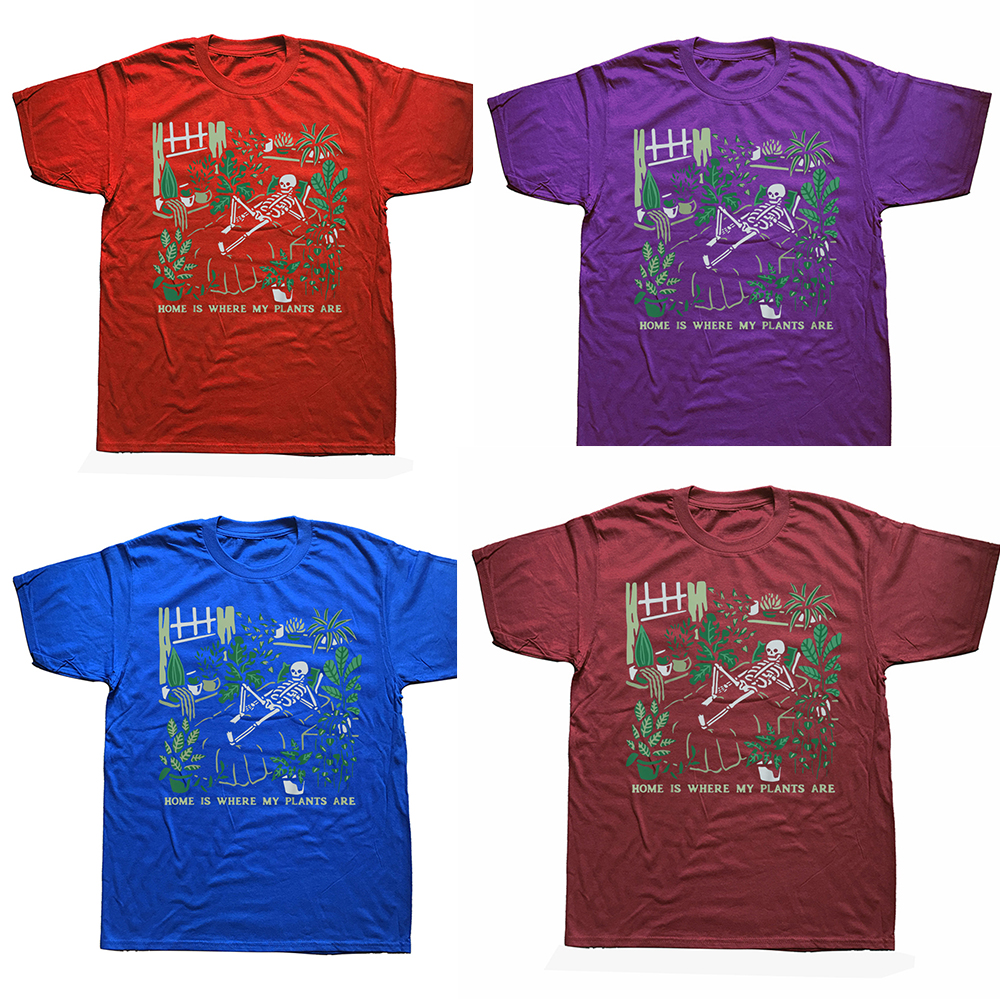 Komik Bitkiler Sevgilisi Bahçıvan Ev Bitkilerimin Nerede T Shirt Grafik Streetweed Kısa Kollu Doğum Günü Hediyeleri yazlık t-shirt – Detail 4