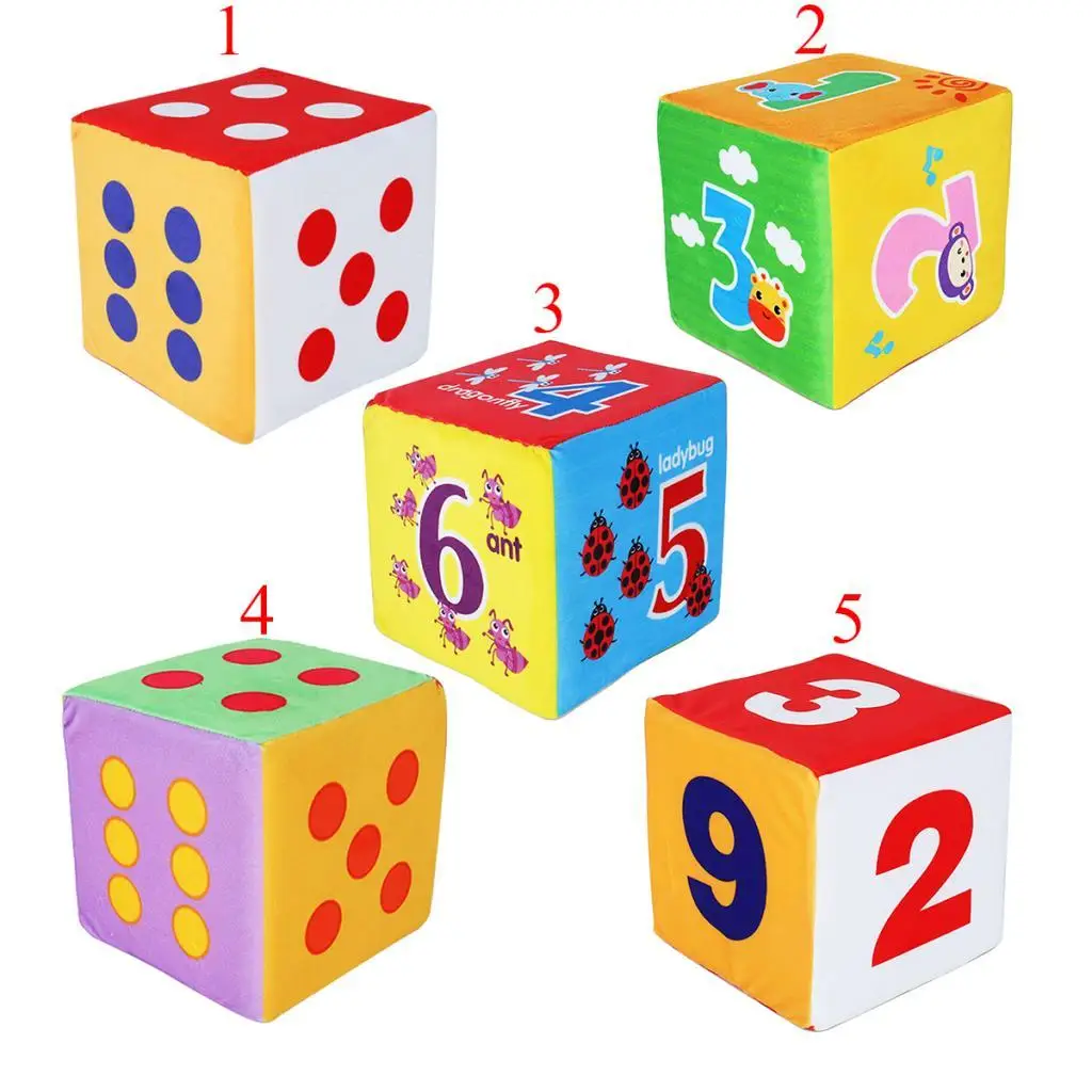 15cm Large Foam Dices Large Giant Foam Dices Toy D6 Dot Dices for Kids Children Early Educational Supplies
