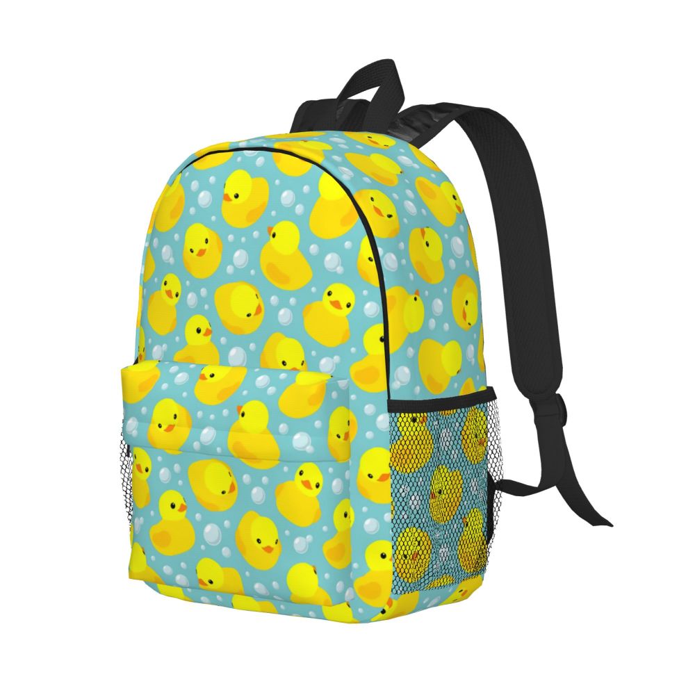 Mochila de pato amarelo para homens e