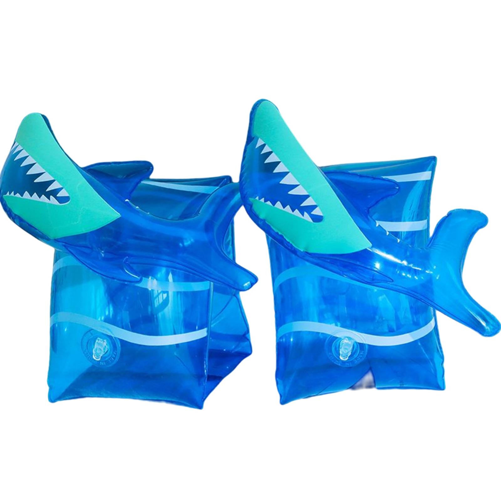 2Pcs Inflatable Kids Arm Bands Swim Floats Tube Child Pool Wear Sleeves
