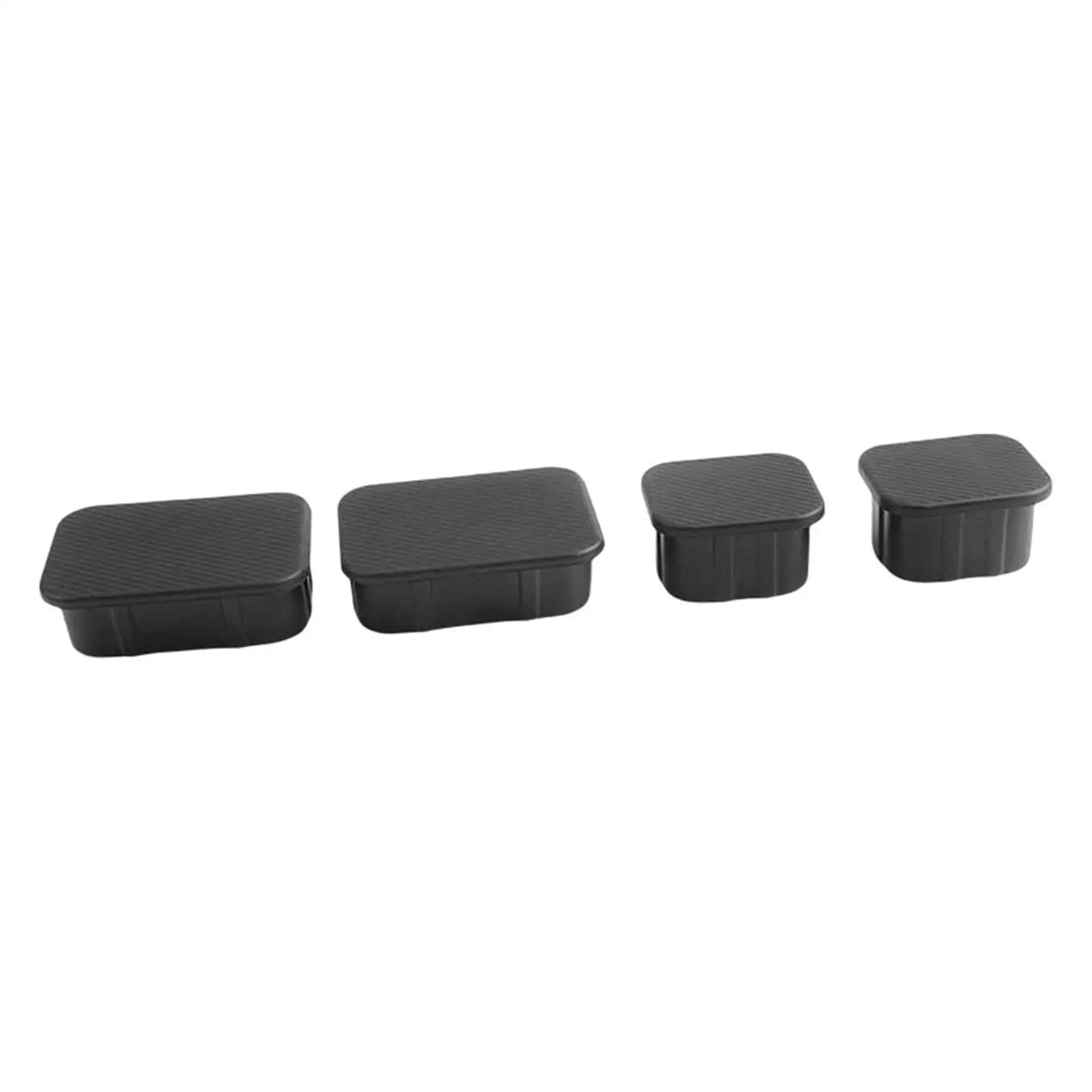 4x Front Axle Plug Easy to Install Rubber Cover Protection Black for Ford Bronco
