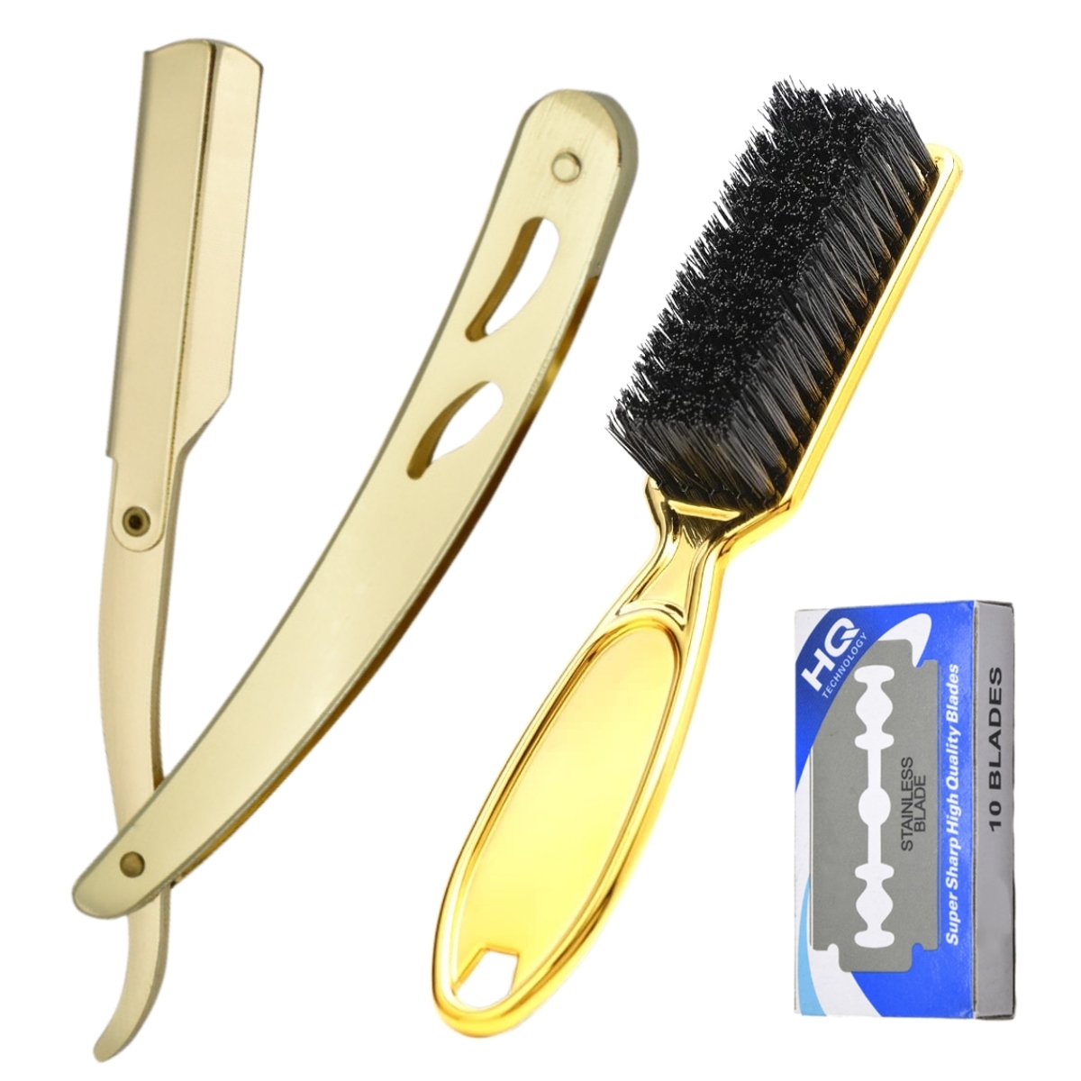 Best of Men Manual Straight Edge Barber Razor Depilation Razor Beard Brush Set Replaceable Blades Haircut Beard Eyebrow Shaving Tools Reviews & Tips