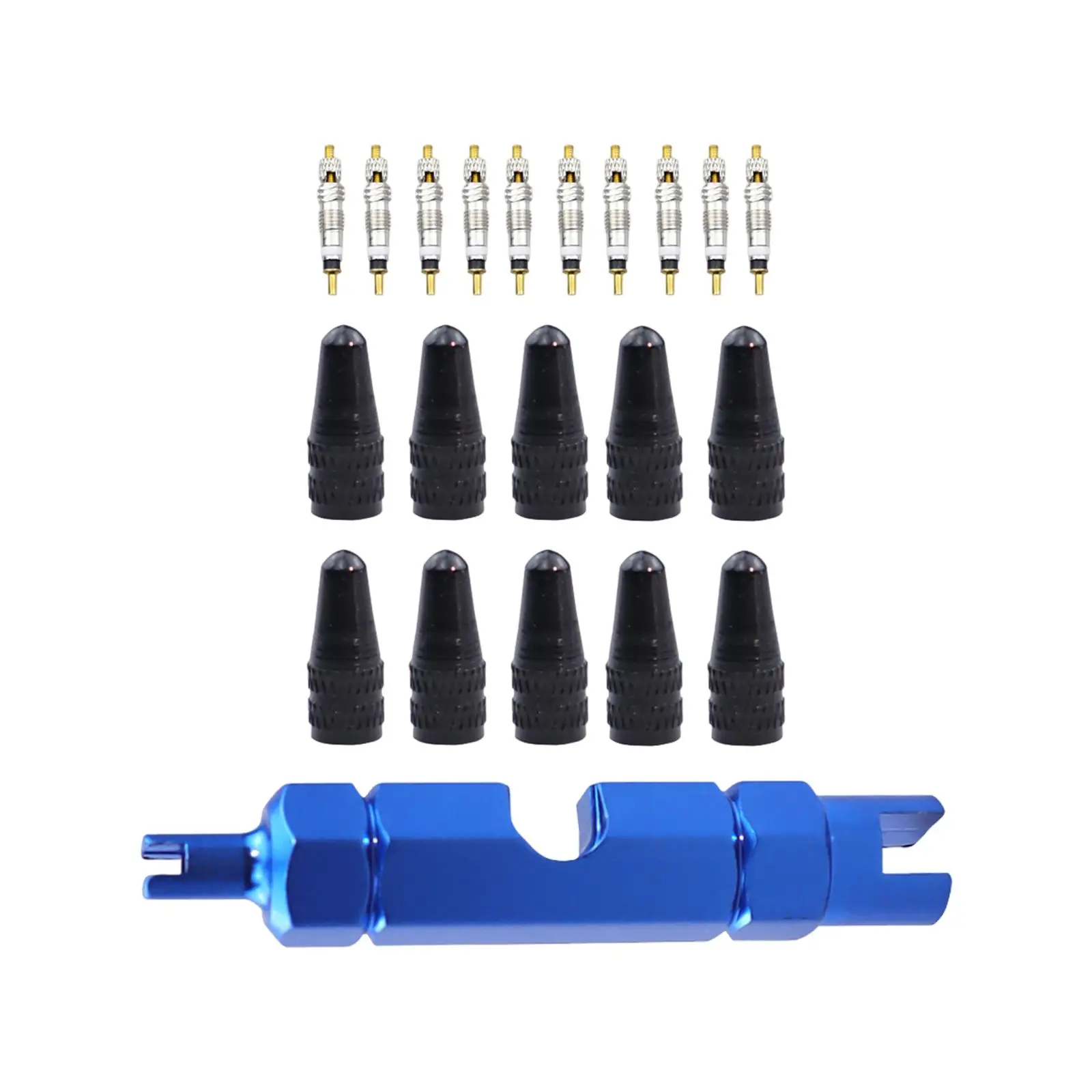Tire Valve Stem Removal Tool Kit Professional Automobile Repairing Accessory Durable Tire Repair Tool Valve Core Wrench