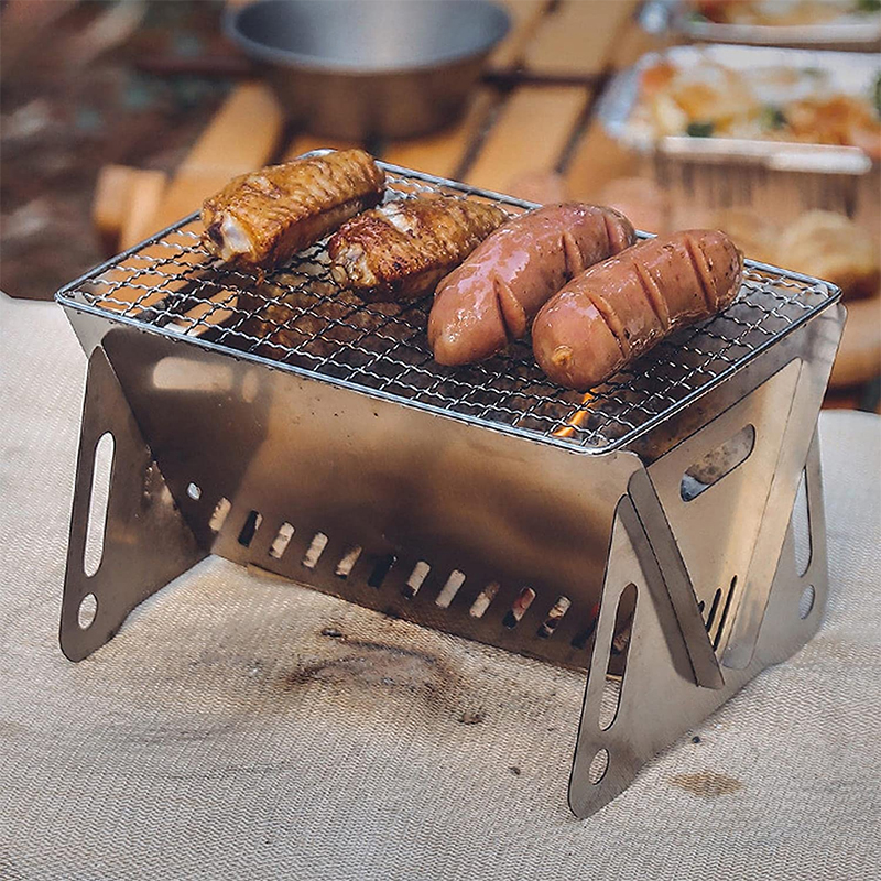 Title 3, Portable Foldable Barbecue Grill Heating Stove ...