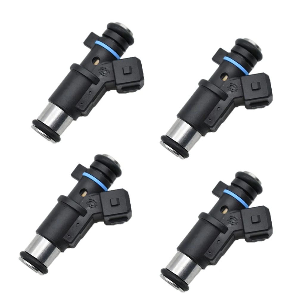 Set of 4 Vehicle Plastic Fuel Injectors 01F002A 348001 Replacement for Peugeot 106 206 306 307