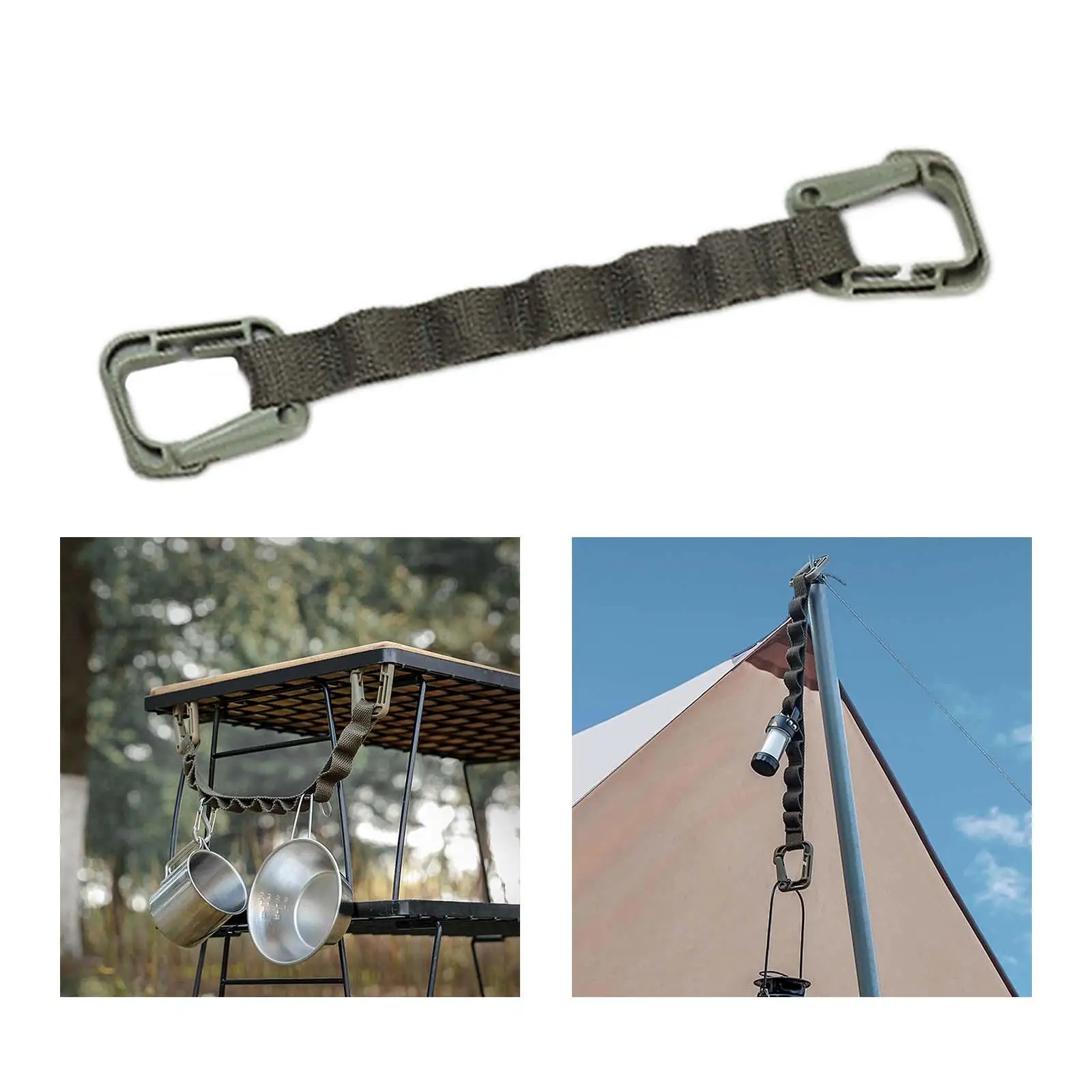 Campsite Storage Strap Portable Clothesline for Camping Hiking  Equipment