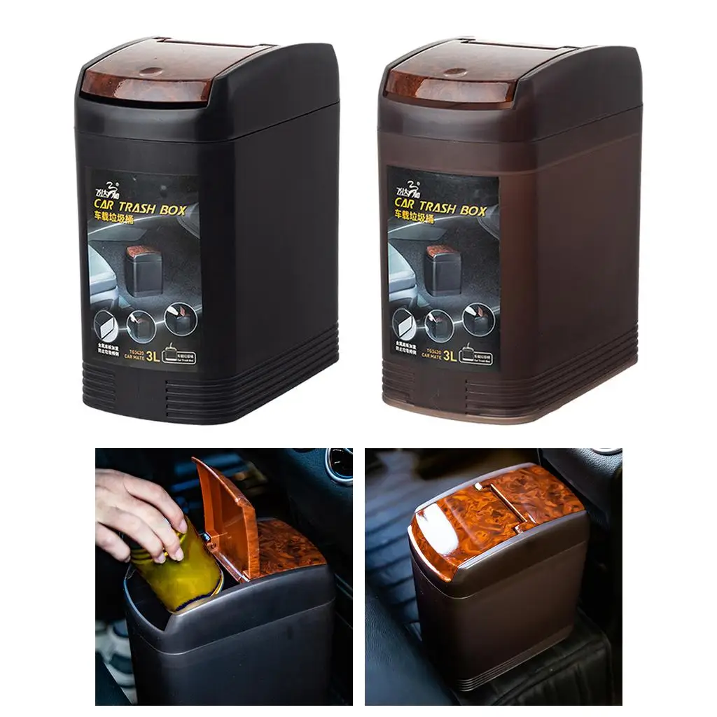 4 Trash Bin Garbage  Interior Organizer  Bin Car Garbage  Can