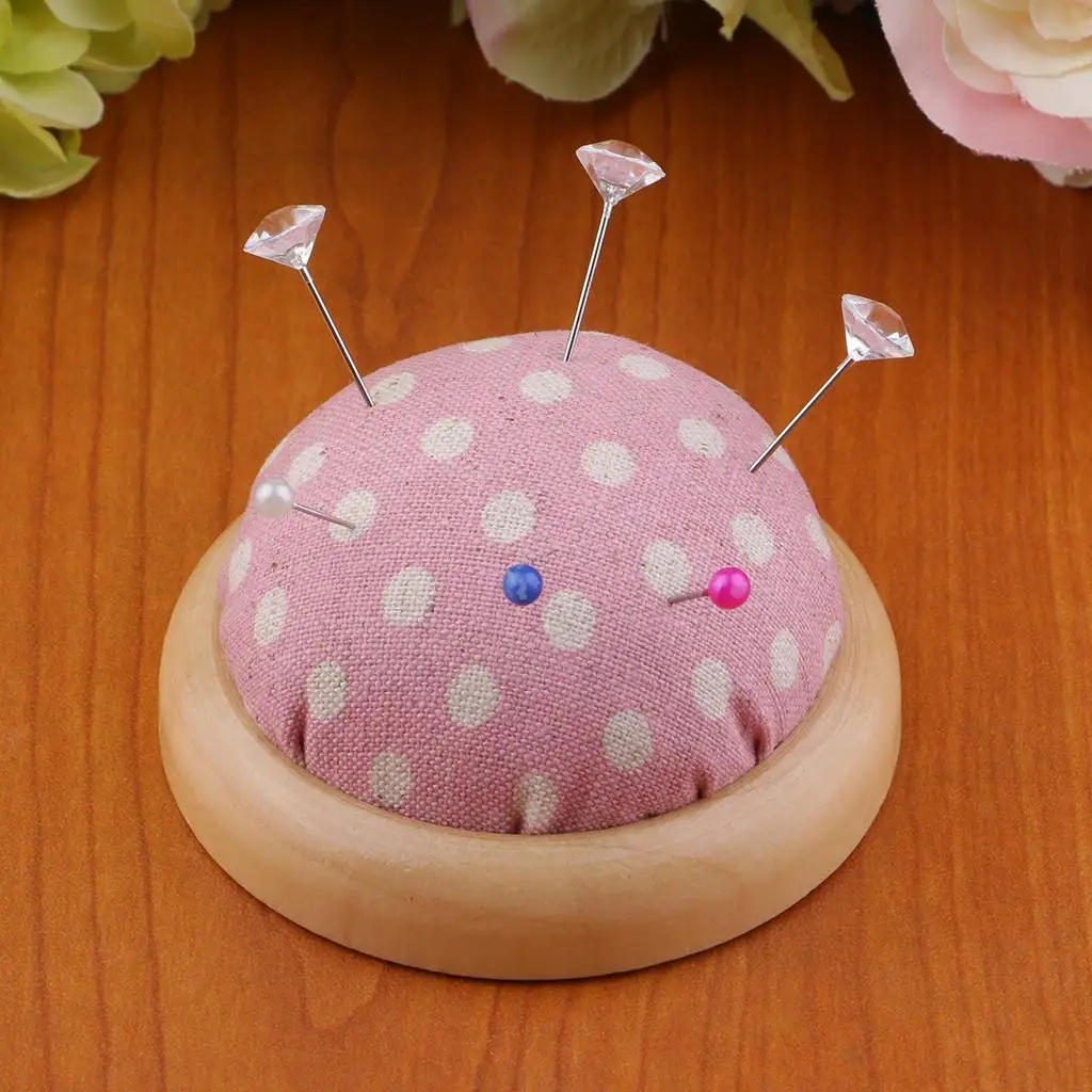  Cotton Fabric Sewing  Storage Holder Pin Cushion crafts Tool