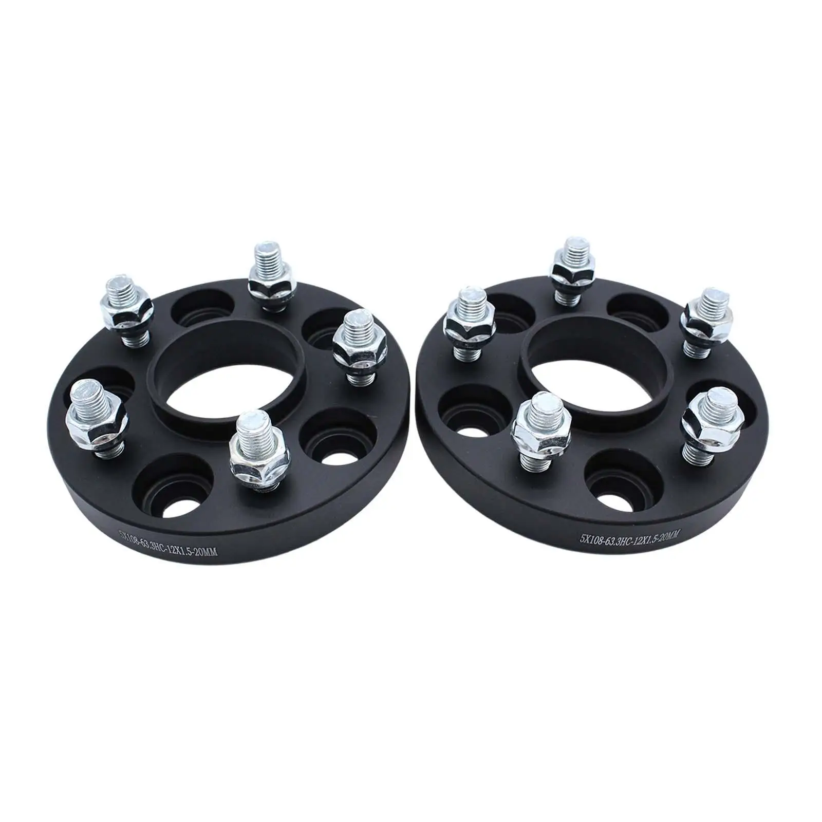 2Pcs Hubcentric Wheel Spacers Bore 12x1.5mm 20mm for Ford MK4 2018-2023 2000-2023 MK2 2005-2011 Easily Install