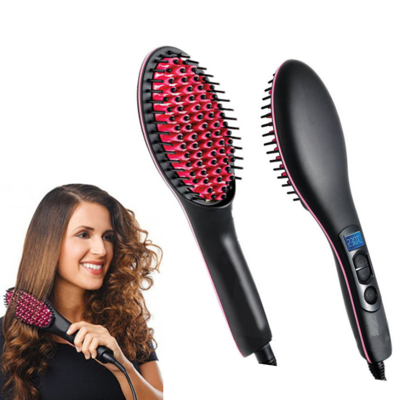 Best of Electric Hair Straightening Brush Hot Comb Adjustable Temperature Hair Straightener Professional Women&#039;s Hair Heating Comb Reviews & Tips